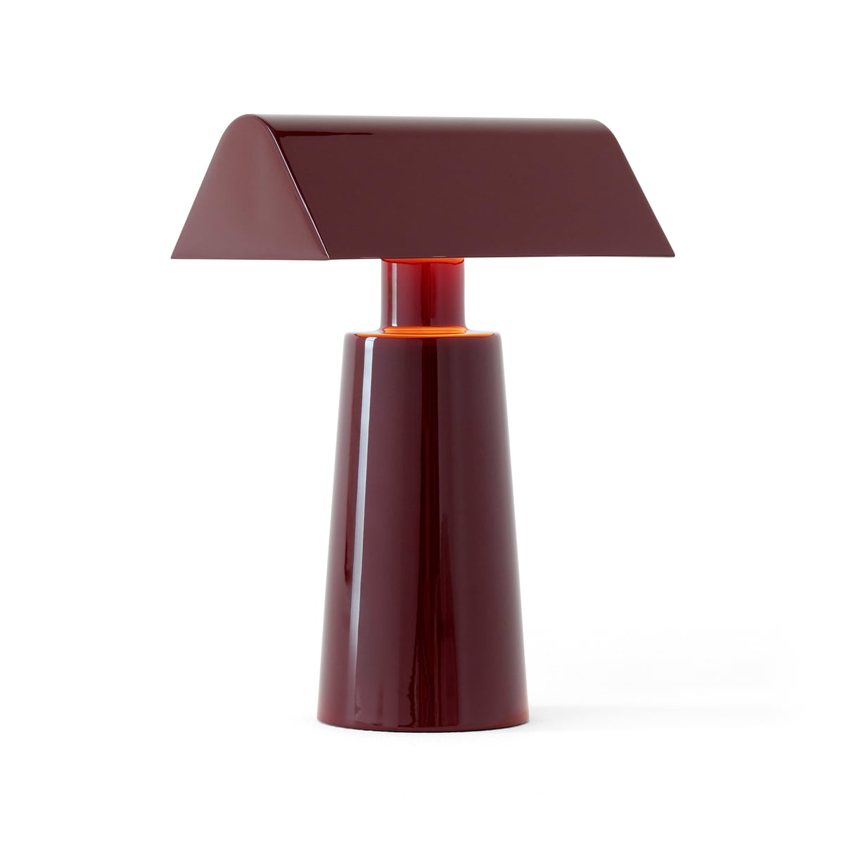 B-Ware &Tradition   Caret Mf1 Akkuleuchte Dark Burgundy Leuchte Lampe Licht Stehlampe - 5705385028520