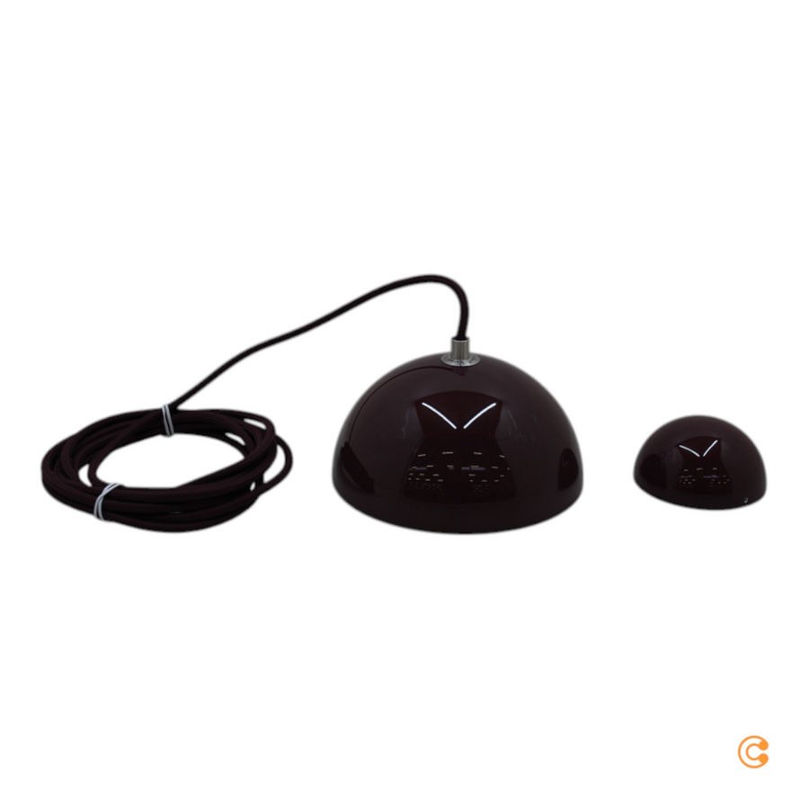 &Tradition   Flower Pot Pendelleuchte Vp10 Dunkle Pflaume Lampe Siehe Text/Foto B-Ware - 5705385040294