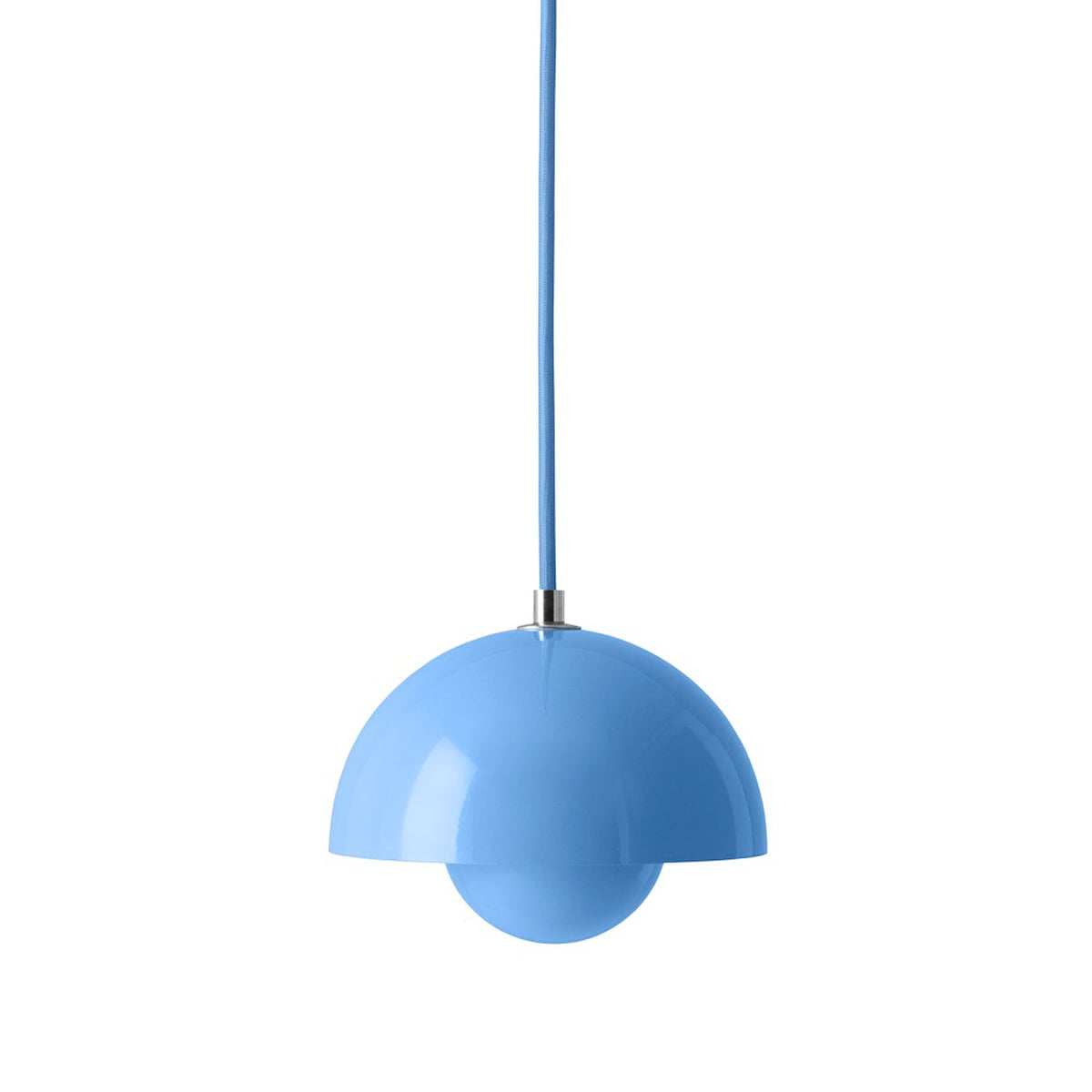 B-Ware &Tradition Pendelleuchte Hängelampe Flower Pot Vp10 Hellblau Designleuchte Lampe - 5705385040300