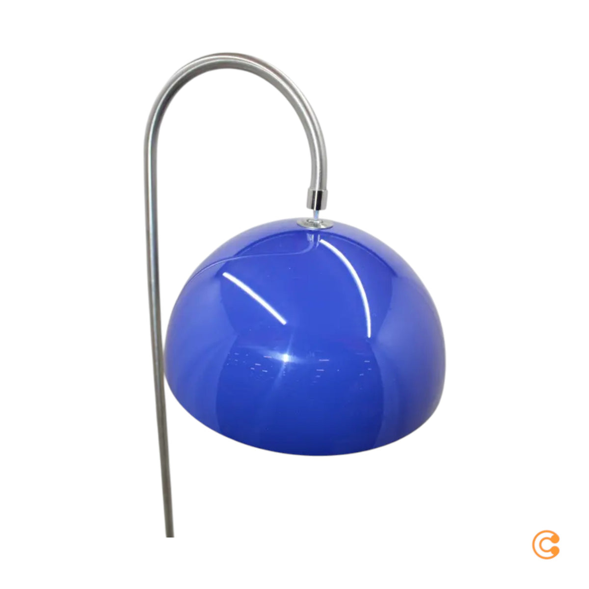 &Tradition Stehleuchte Pilzlampe FlowerPot VP12 Kobaltblau Standlampe 1960er - 5705385043899