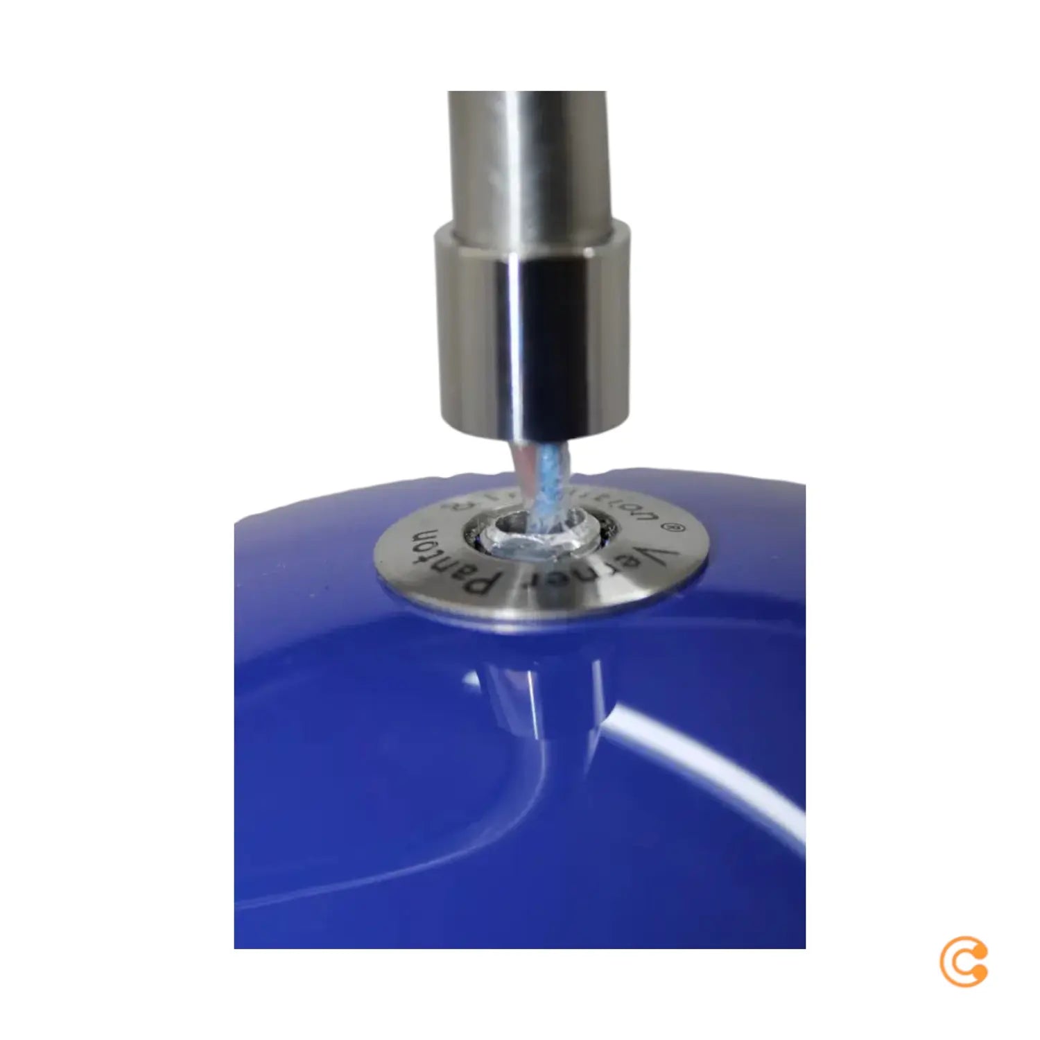 B-Ware &Tradition Stehleuchte Pilzlampe Flower Pot Vp12 Kobaltblau Standlampe 1960er - 5705385043899