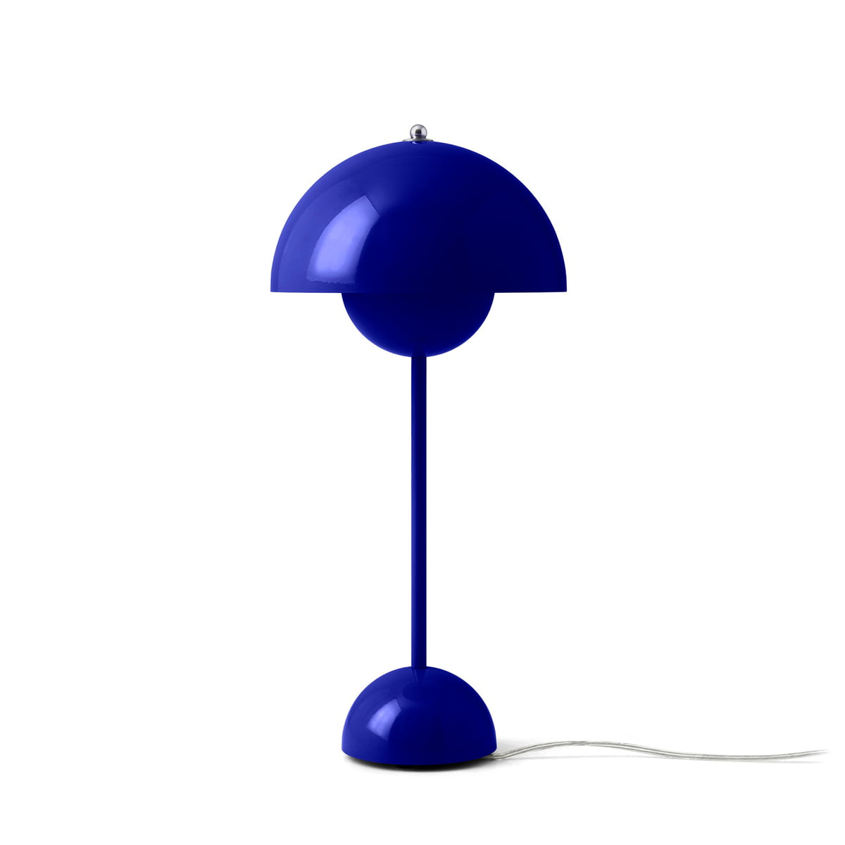 B-Ware &Tradition Flower Pot Tischleuchte Lampe Vp3 Blau Verner Panton Siehe Text/Foto - 5705385028995