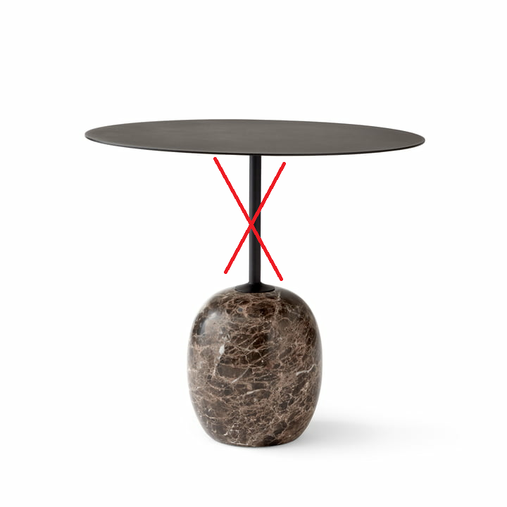 &Tradition Lato Beistelltisch Marmortisch Dekotisch Sofatisch SIEHE TEXT/FOTO - 5709262014705