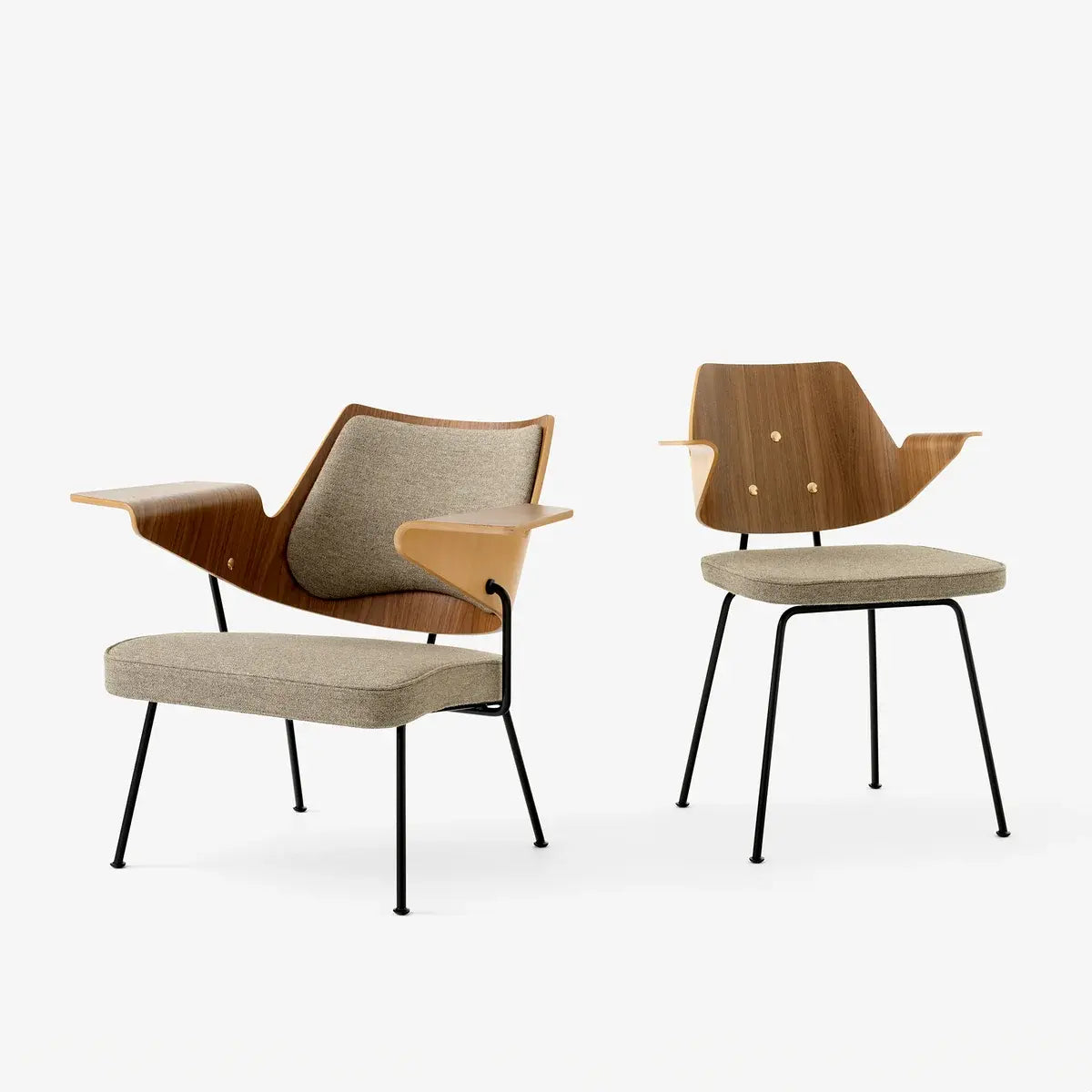 B-Ware &Tradition Armlehnstuhl Stuhl Rfh Rd7 Graubraun Hallingdal 65 227 - 5705385044582