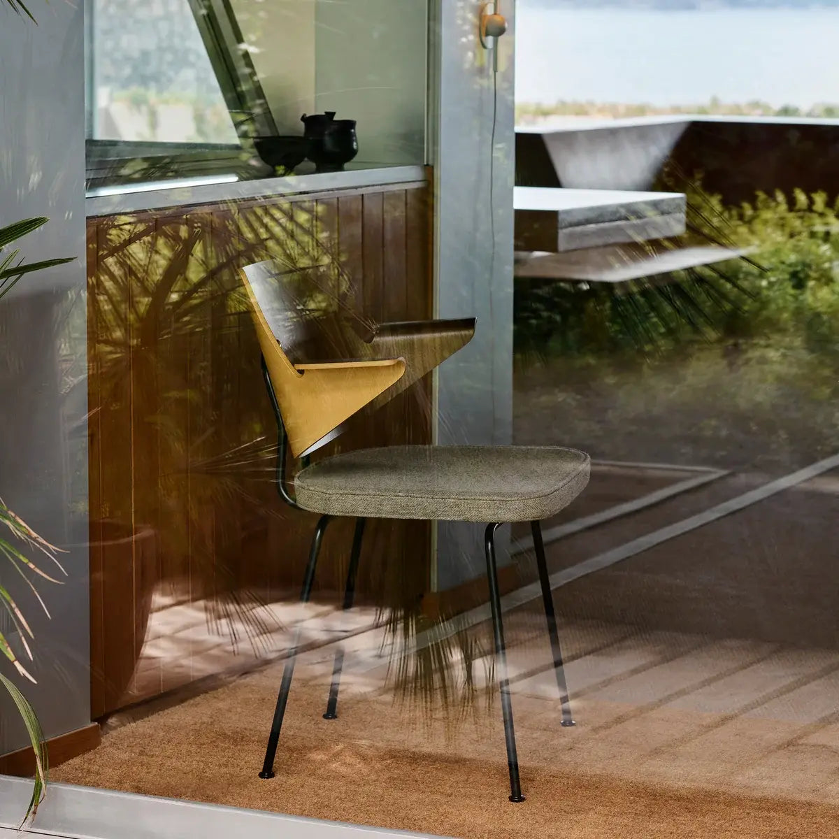 B-Ware &Tradition Armlehnstuhl Stuhl Rfh Rd7 Graubraun Hallingdal 65 227 - 5705385044582