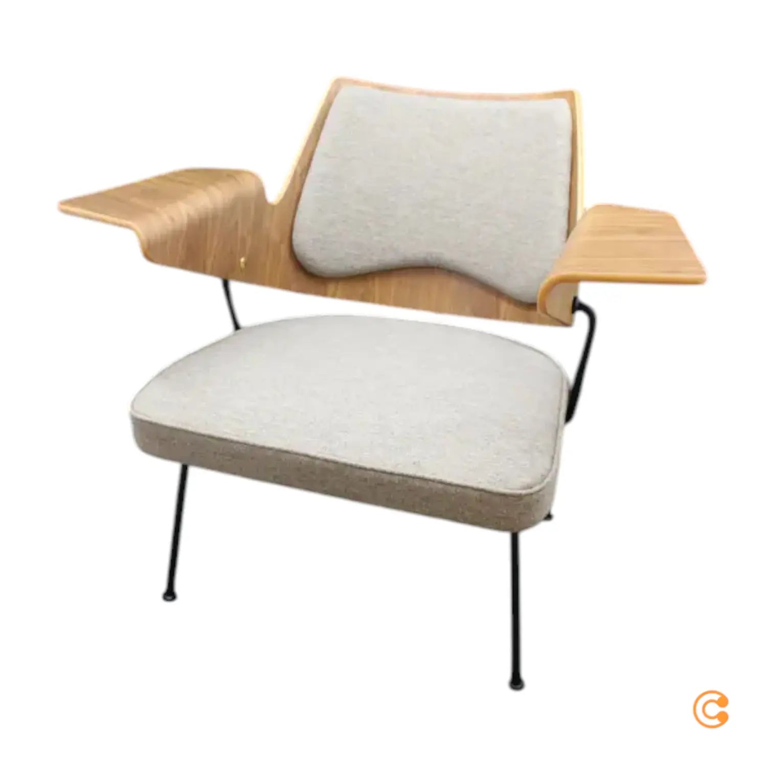 B-Ware &Tradition Lounge Sessel Loungestuhl Sitz Rfh Rd8 Graubraun Siehe Text/Fotos - 5705385044605