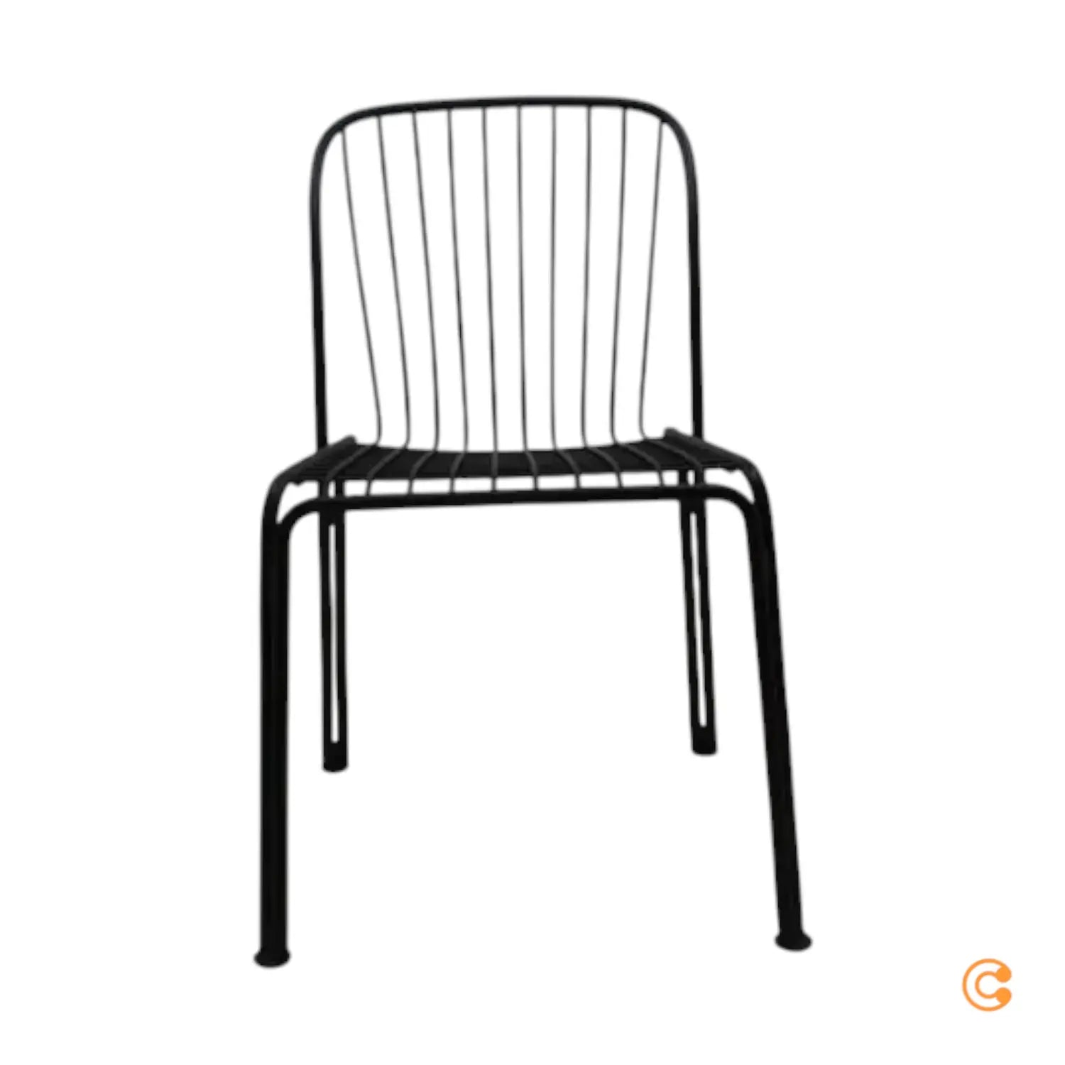 B-Ware &Tradition Stuhl Gartenstuhl Outdoorstuhl Gartenmöbel Schwarz Pulverbeschichtet - 5705385039267