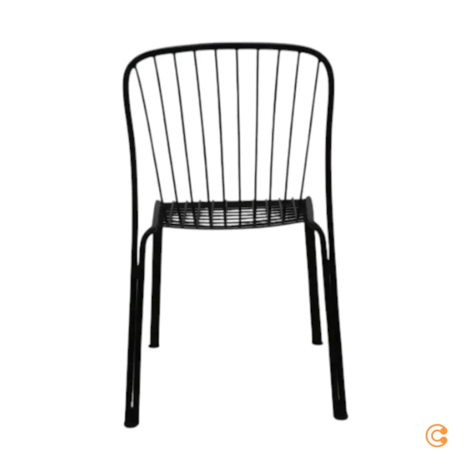 B-Ware &Tradition Stuhl Gartenstuhl Outdoorstuhl Gartenmöbel Schwarz Pulverbeschichtet - 5705385039267