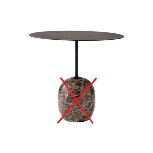 &Tradition Lato LN9 Couchtisch Beistelltisch Tisch rund Marmor SIEHE TEXT/FOTO - 5709262010868