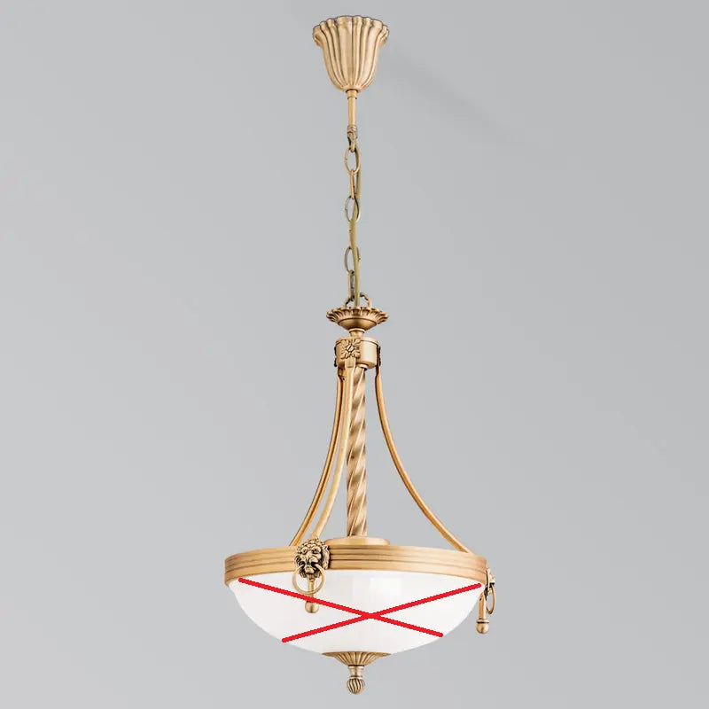 B-Ware Orion Traditionelle Hängeleuchte Noam 34cm Pendelleuchte E27 Siehe Text/Foto - 9003090248858