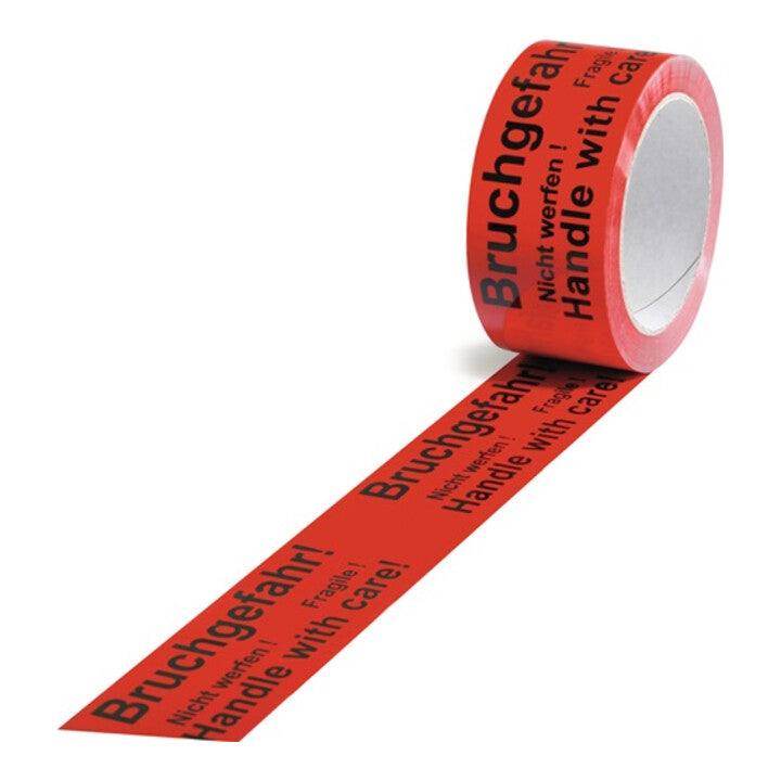 TransPak Warn-Klebebänder Band Bruchgefahr 50 mm x 66 lfm mit Aufdruck - 4056705700130
