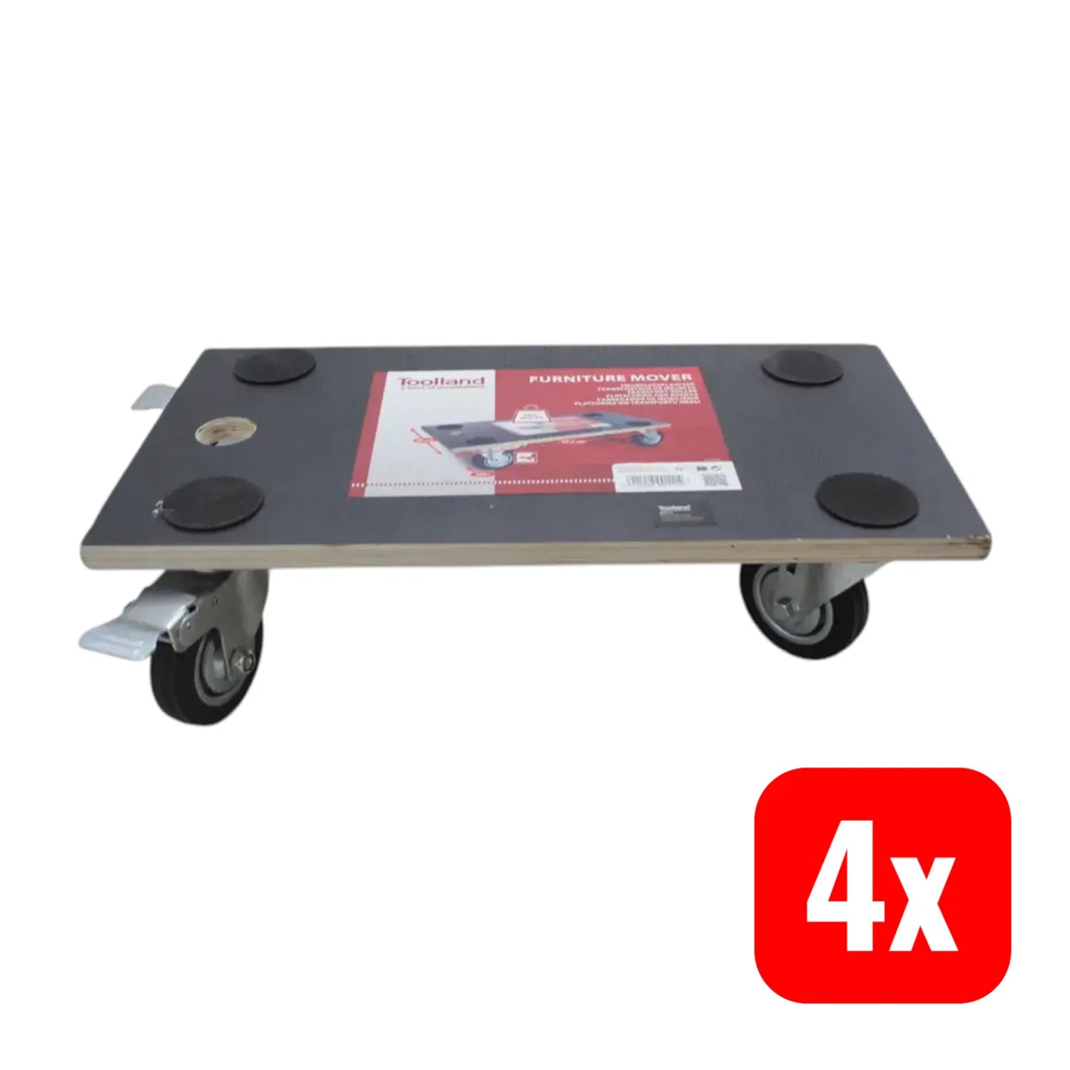 B-Ware Velleman Qt111 Transportroller Möbelroller 400kg 575x300mm Siehe Text 4 Stück - 5411244001114