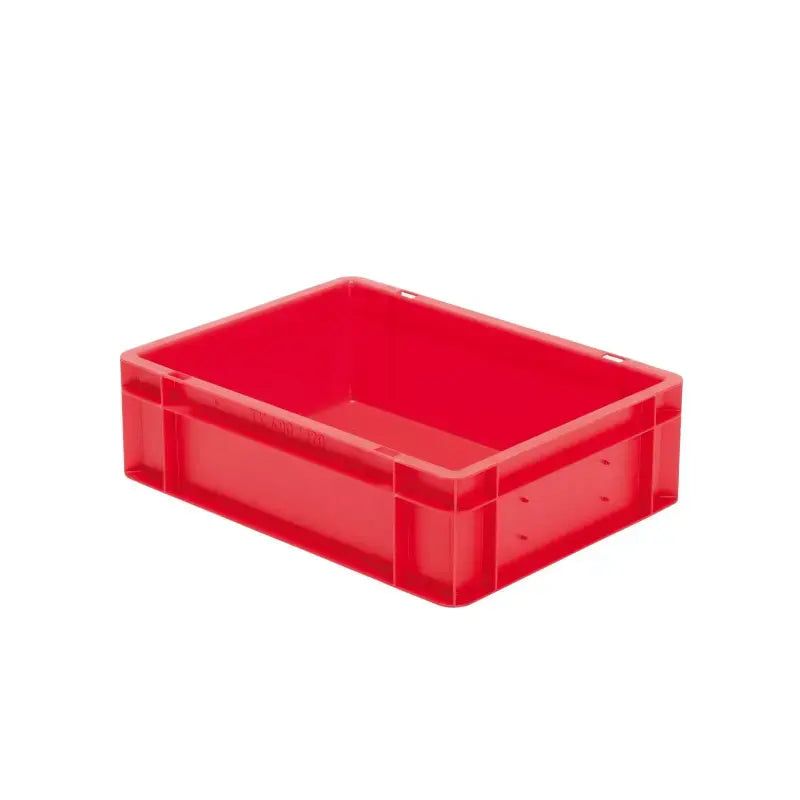 B-Ware Laka Pe Transportstapelbehälter Kasten Box Rot Pp L40x B30x H12cm Aufbewahrung 5 St - 4031022018755