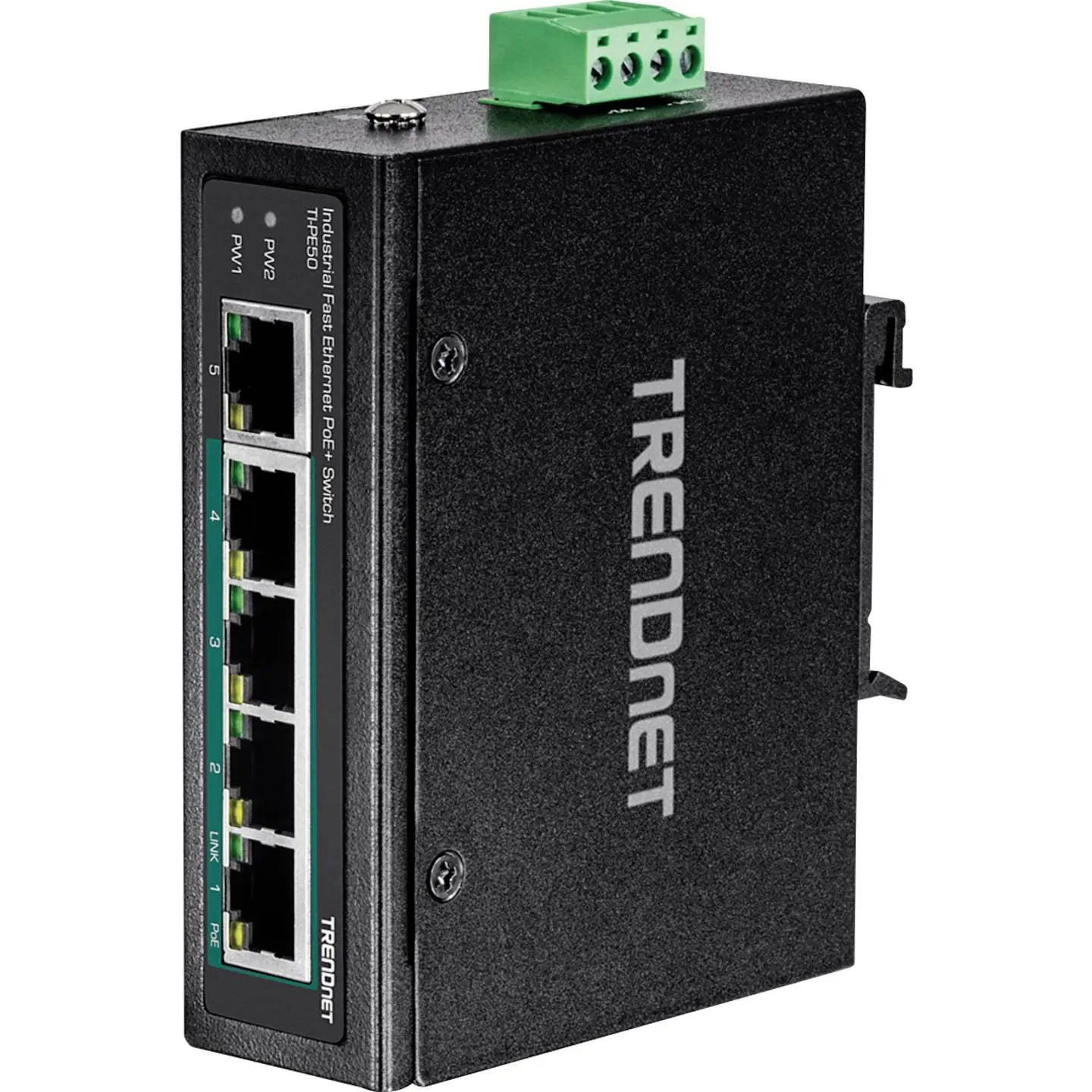 B-Ware Tren Dnet Switch Hub Industrial Ethernet Netzwerk Schwarz Po E Din Rail Ti Pe50 - 710931161601