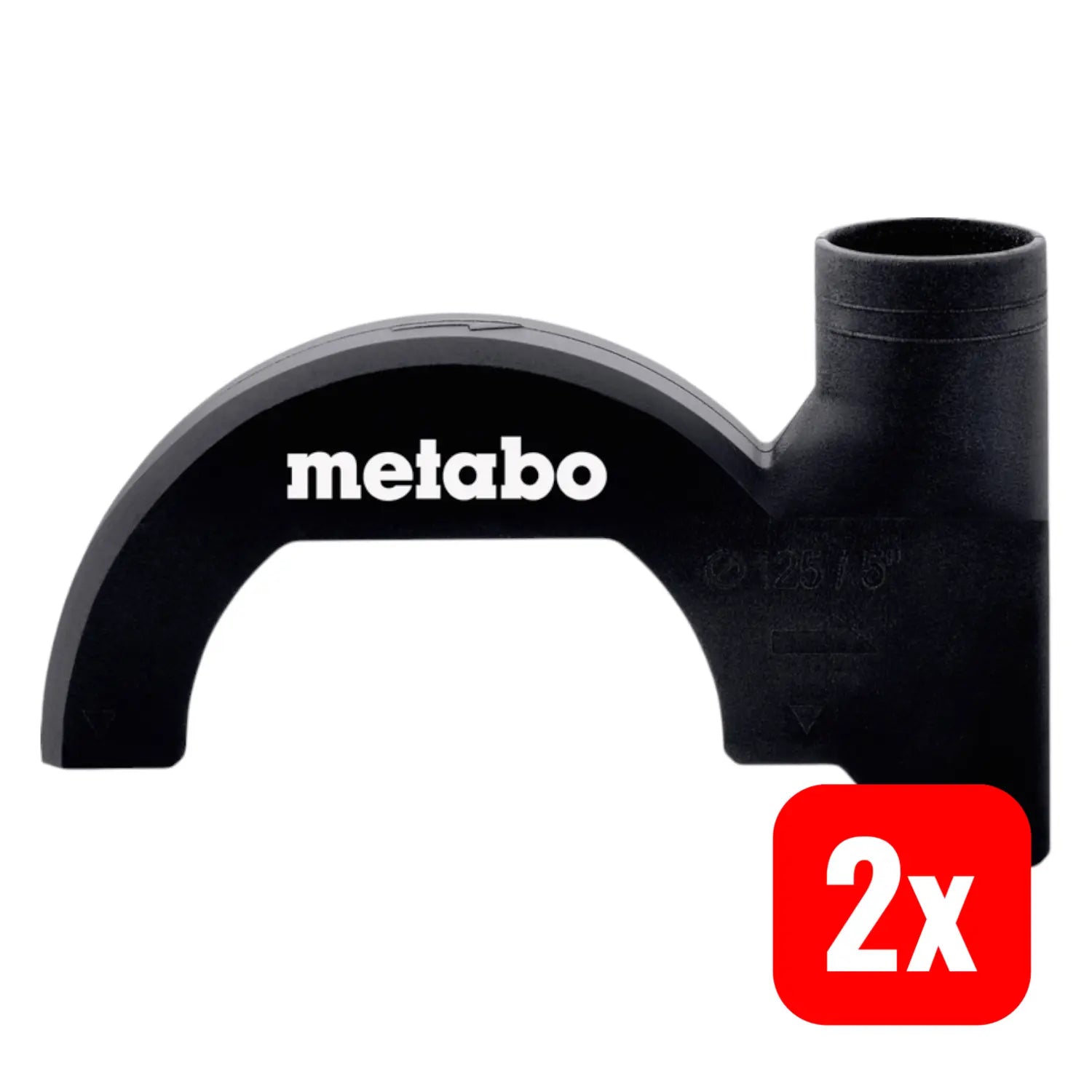 B-Ware Metabo Absaughauben Clip Ced 125 Clip 630401000 Winkelschleifer ø 125 Mm 2 Stück - 4061792134836