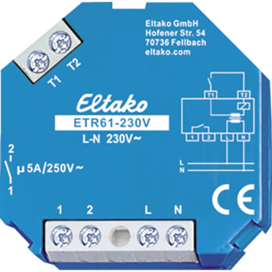 Eltako Etr61 230 V Trennrelais Relais Schließer Potentialfrei Einbau Unterputz B-Ware - 4010312206690