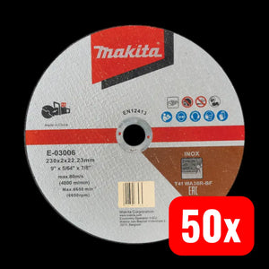 B-Ware Makita Trennscheibe Scheibe Metall Inox 230 X 1,9 Mm Akku Maschinen 50 Stück