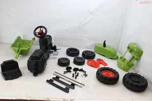 D-Ware Trettraktor Vedes Tret Traktor Claas Anhänger Spielware Defektware