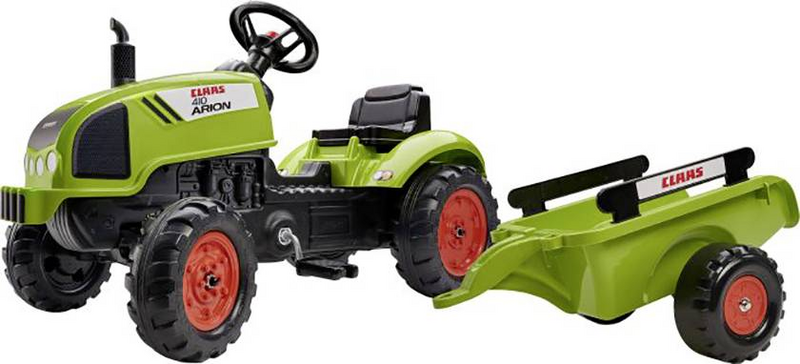Trettraktor Vedes Tret Traktor Claas Anhänger Spielware Kinderspielzeug Fahrzeug B-Ware - 3016200204138