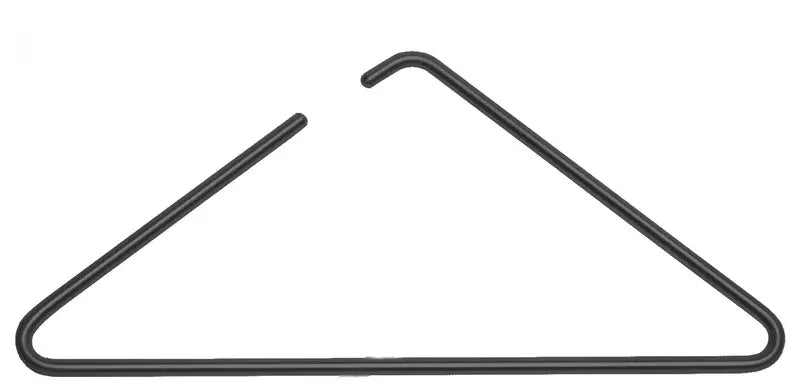 B-Ware Roomsafari Kleiderbügel Bügel Triangle Schwarz Garderobe Aluminium 44 Cm 2 Stück - 4260710810093