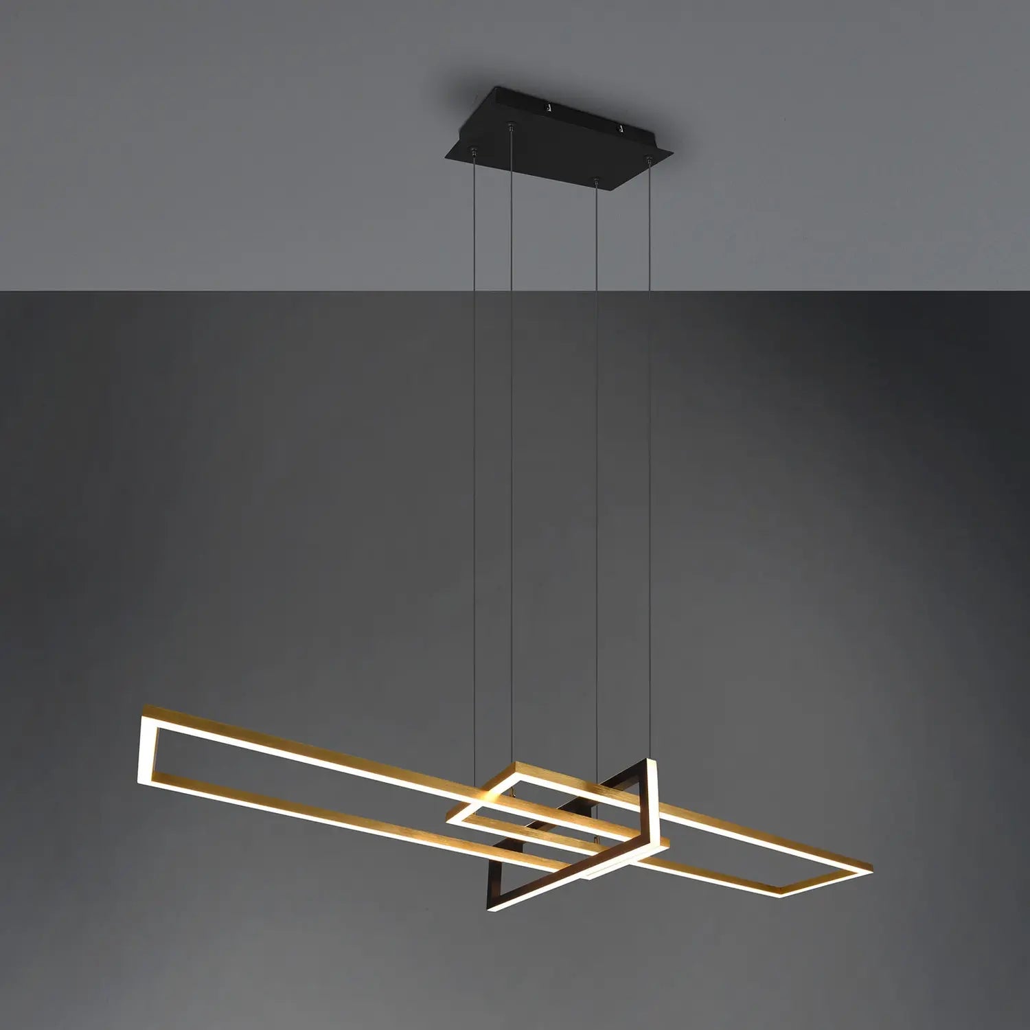 B-Ware Trio Hängeleuchte Leuchte Led Lampe Messingfarbig Salinas Pendelleuchte Messing - 4017807487893