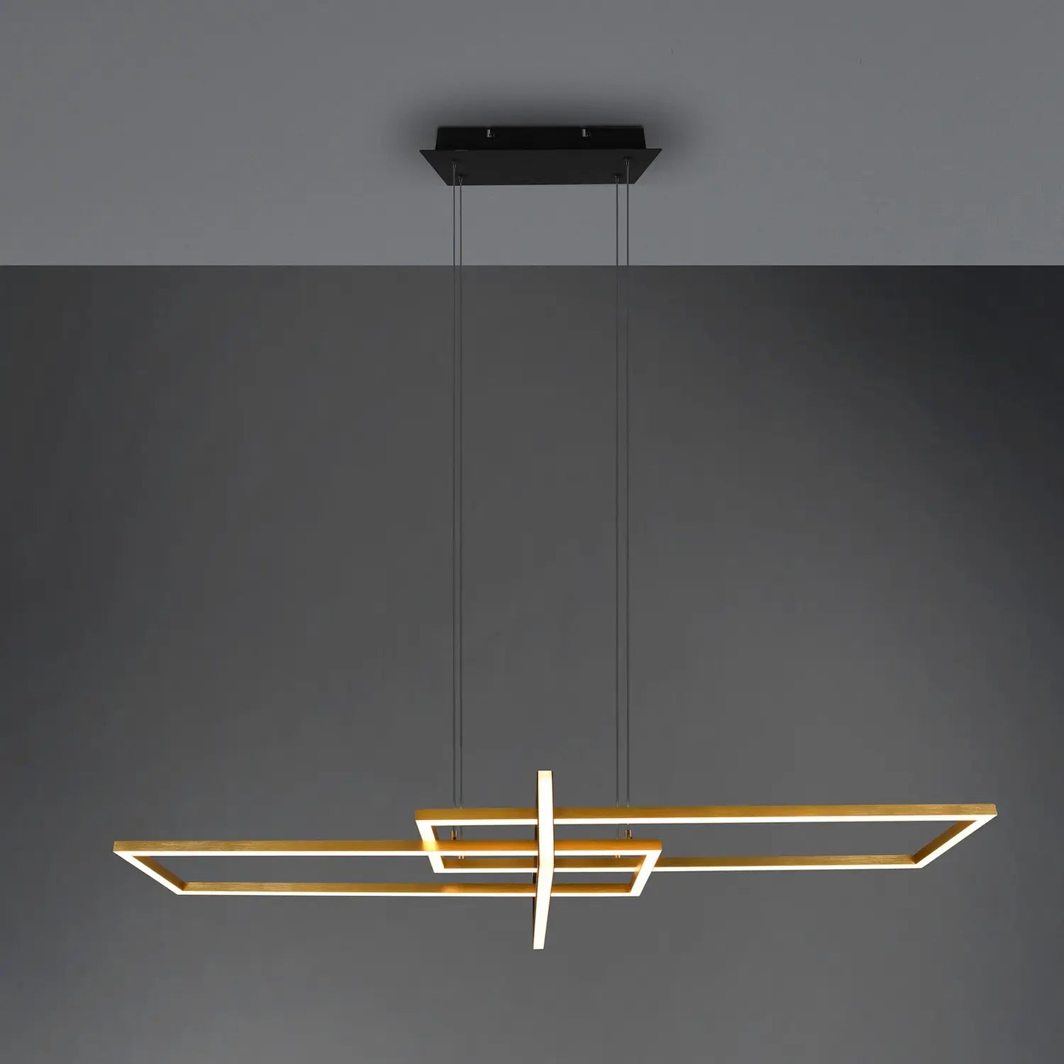 B-Ware Trio Hängeleuchte Leuchte Led Lampe Messingfarbig Salinas Pendelleuchte Messing - 4017807487893