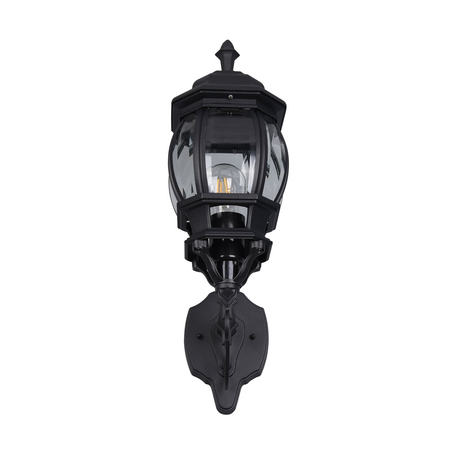 Trio Lighting Außenwandleuchte Wandlampe Elvo E27 Schwarz Matt Leuchte Licht B-Ware - 4017807543803
