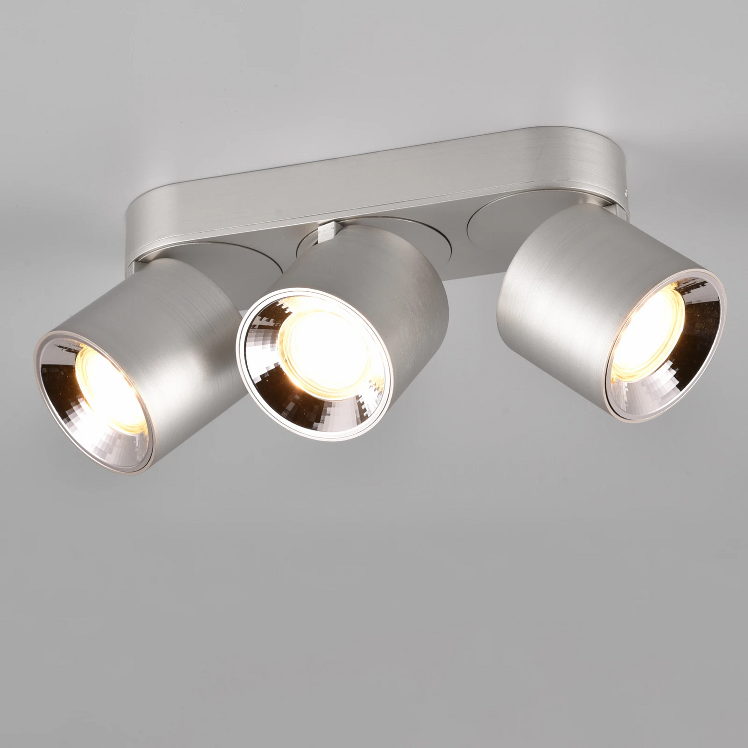B-Ware Trio Lighting Deckenstrahler Guayana Gu10 Dreiflammig Nickel Deckenlampe Lampe - 4017807574005