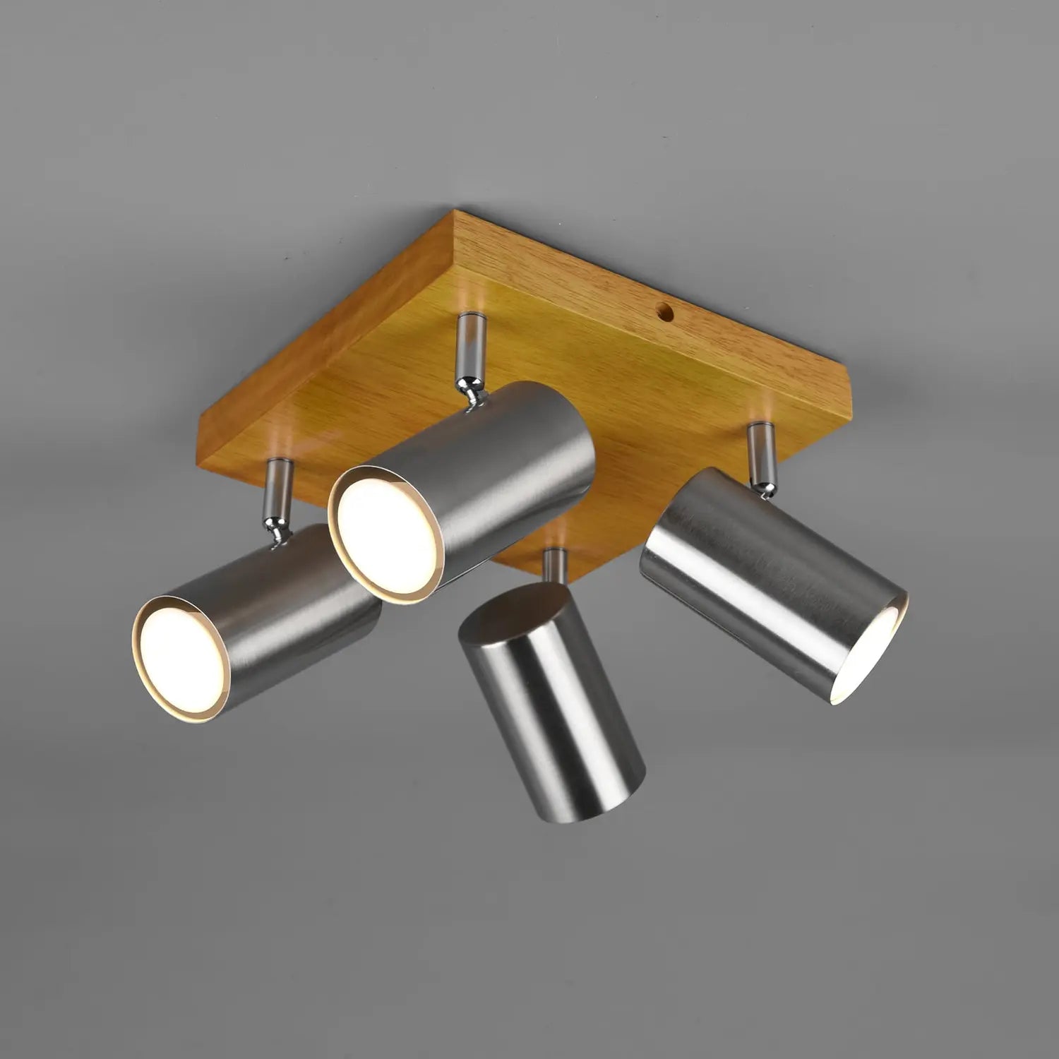 B-Ware Trio Lighting Deckenstrahler Deckenspot Marley Nickel Matt Strahler Esszimmer - 4017807488036