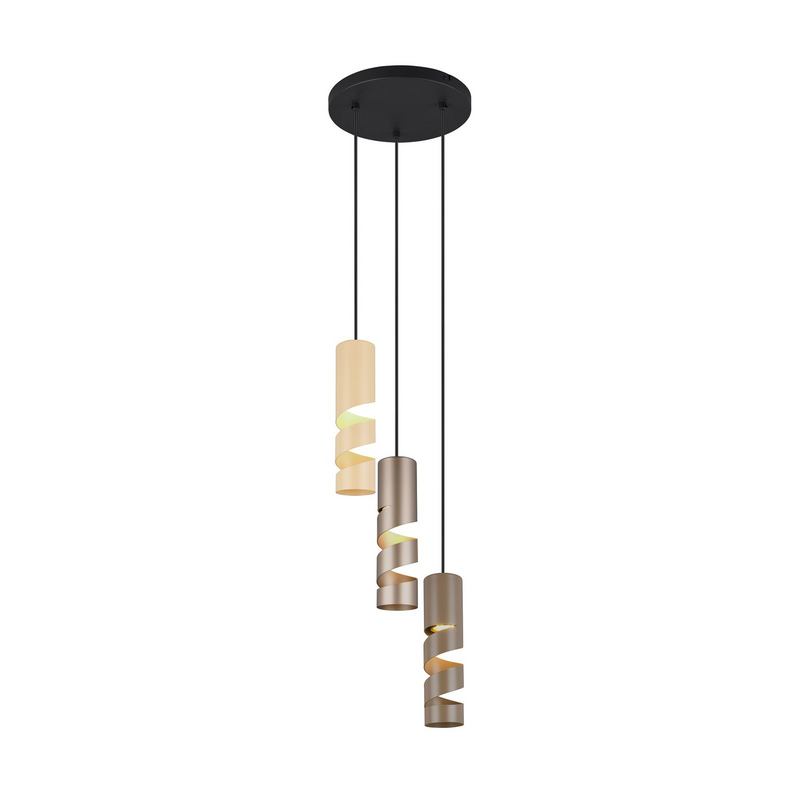 Trio Lighting Hängelampe Pendelleuchte Leuchte Lampe Metall Gu10 3flg 28cm B-Ware - 4017807623901