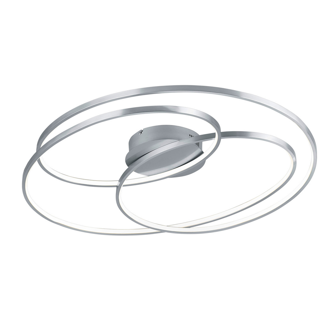 Trio Lighting Led Deckenlampe Leuchte Gale Deckenleuchte 80cm Nickel Matt B-Ware