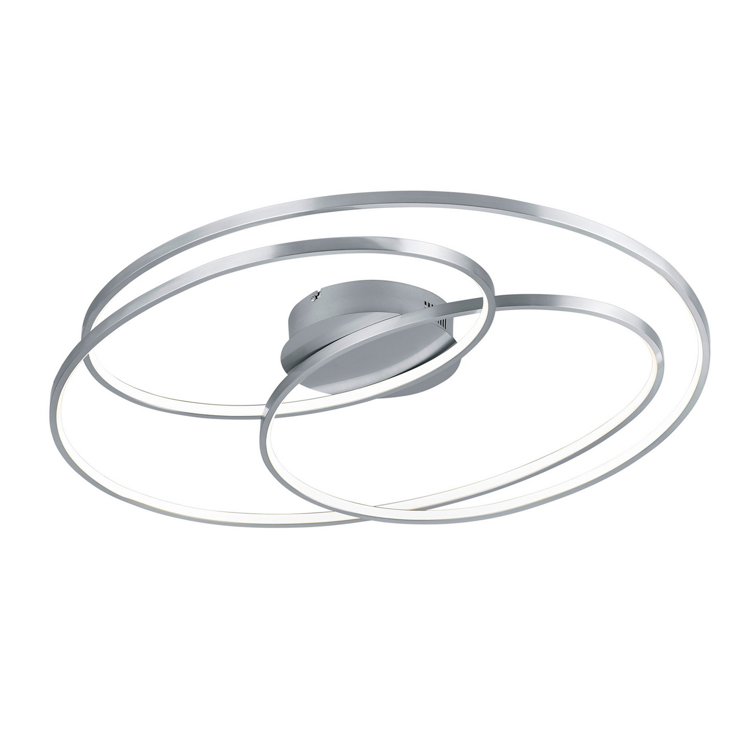 B-Ware Trio Lighting Led Deckenlampe Leuchte Gale Deckenleuchte 80cm Nickel Matt - 4017807452617