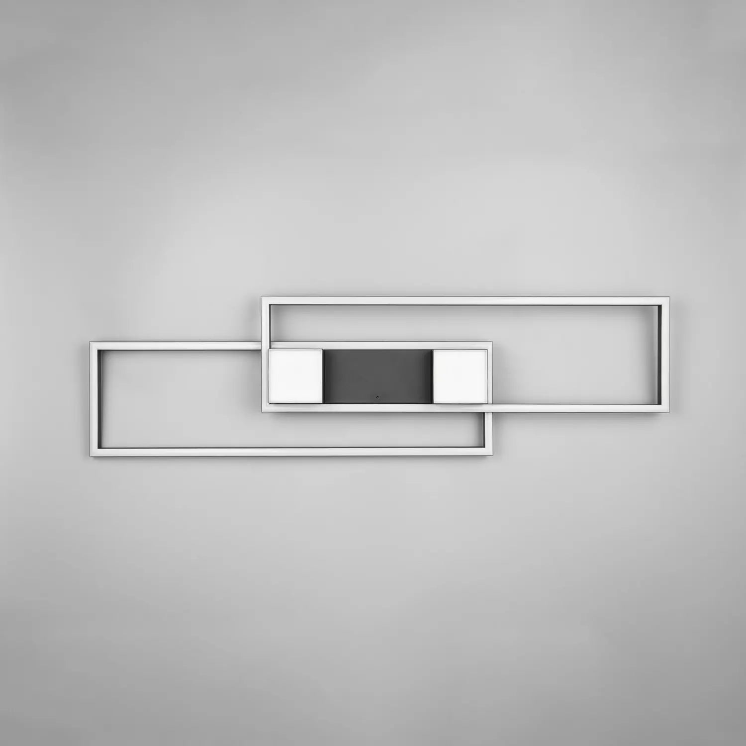 B-Ware Trio Deckenleuchte Deckenlampe Led Albany Fernbedienung Schwarz Aluminium - 4017807610291