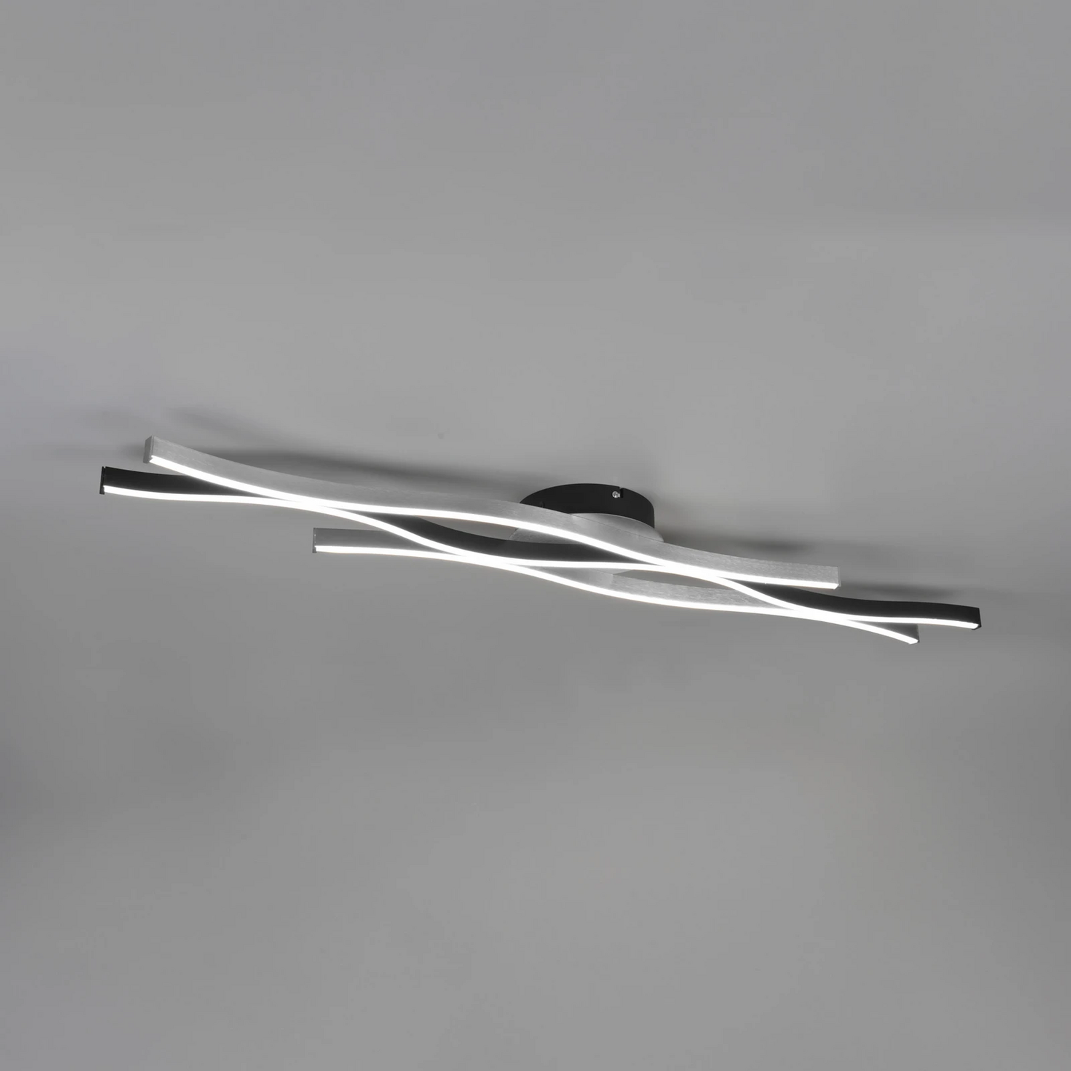 B-Ware Trio Lighting Led Deckenleuchte Blaze Cct Dimmbar Aluminium Deckenlampe Lampe