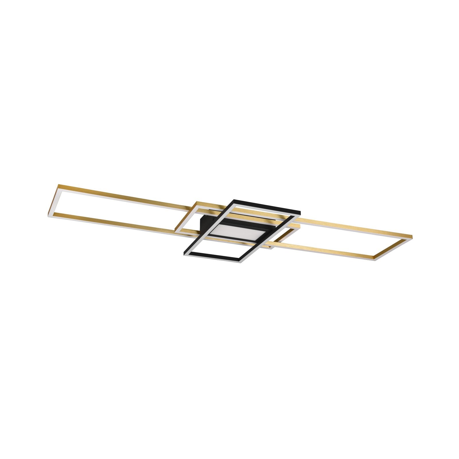 Trio Lighting LED Deckenleuchte Lampe Irvine messing dimmbar Fernbedienung CCT - 4017807550788