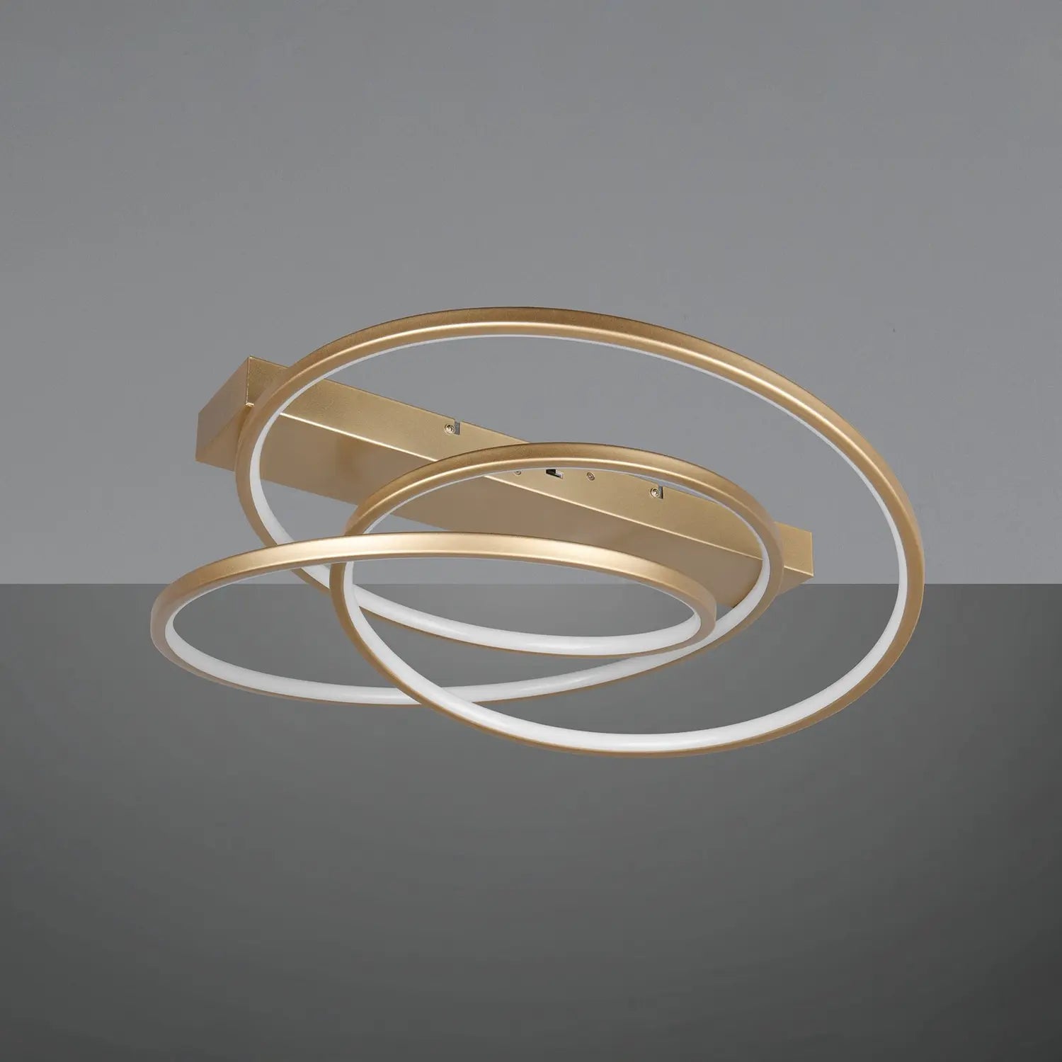 B-Ware Trio Lighting Led Deckenleuchte Darvin Goldfarben Dimmbar Metall Kunststoff - 4017807616101