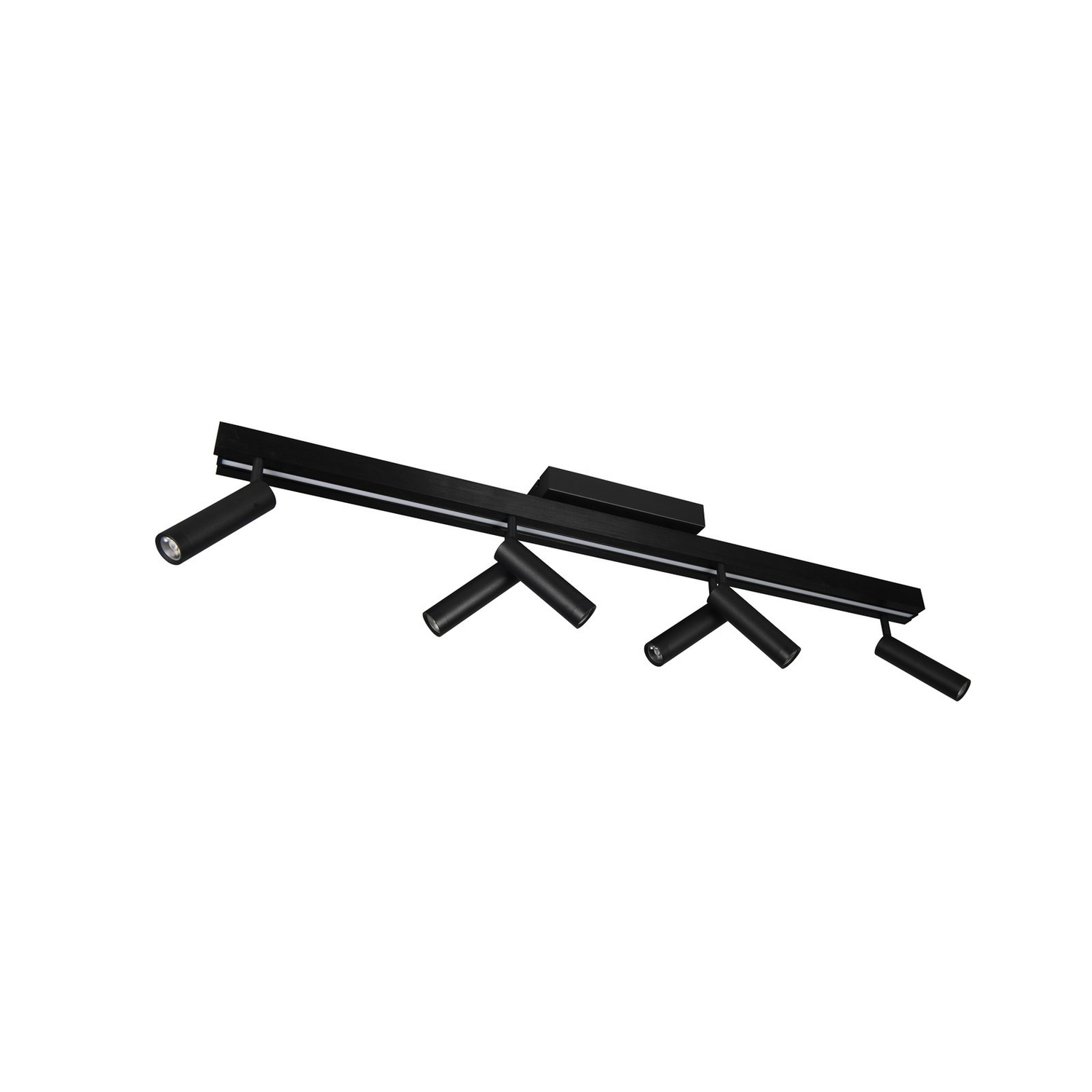 B-Ware Trio Lighting Led Deckenspot Strahler Zeno 6 Spots Schwarz Matt Metall - 4017807627312