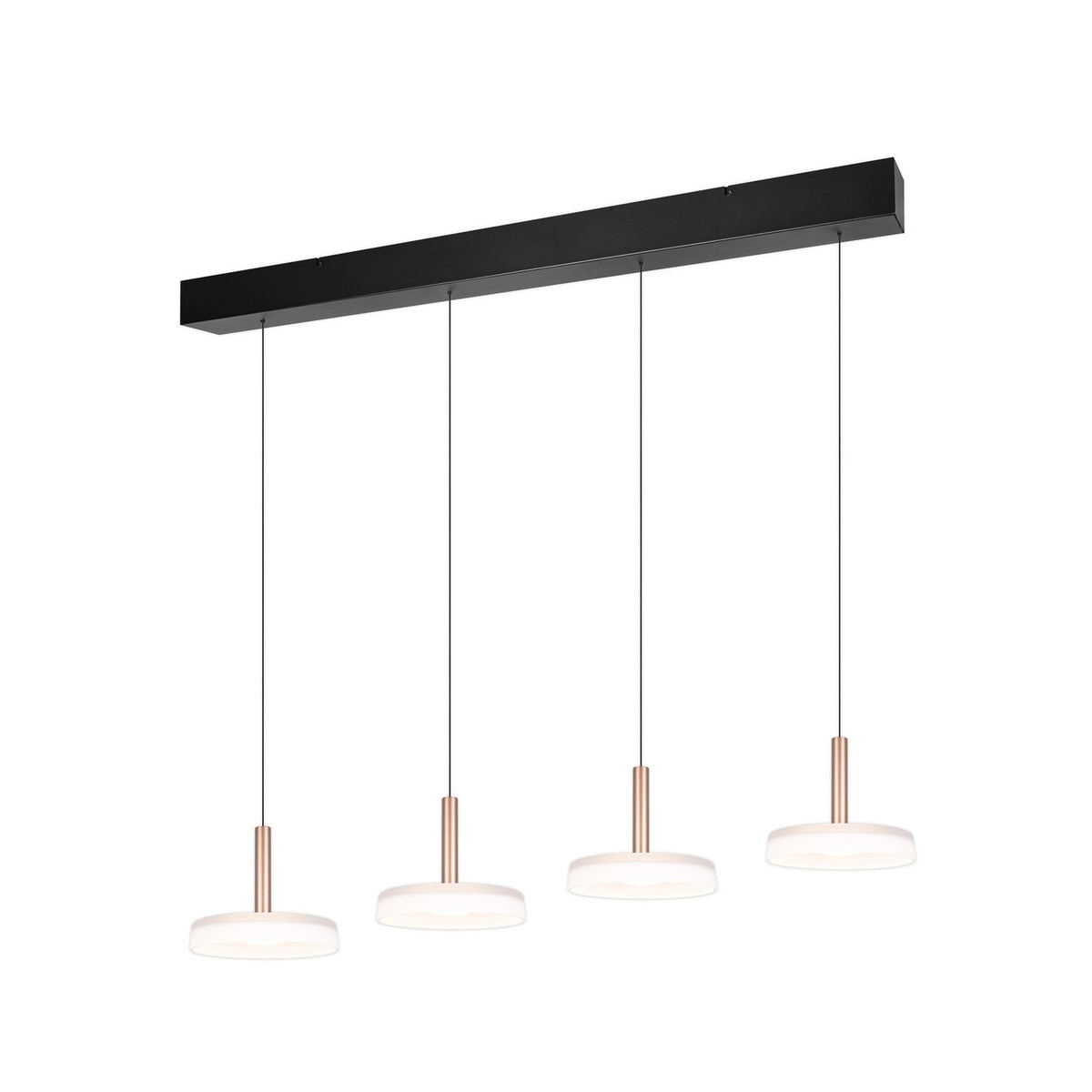 TRIO LIGHTING Hängeleuchte Pendelleuchte LED Celeste weiß braun dimmbar 115 cm - 4017807627404