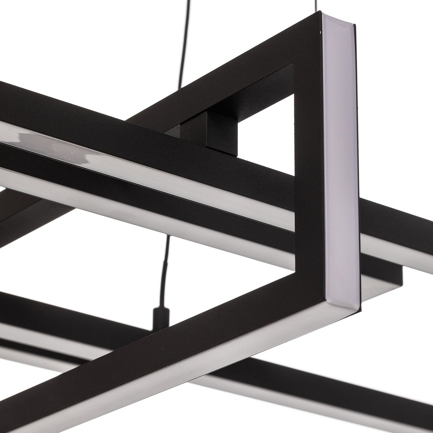 B-Ware Hängeleuchte Pendelleuchte Trio Lighting Led Salinas Schwarz Matt Warmweiß