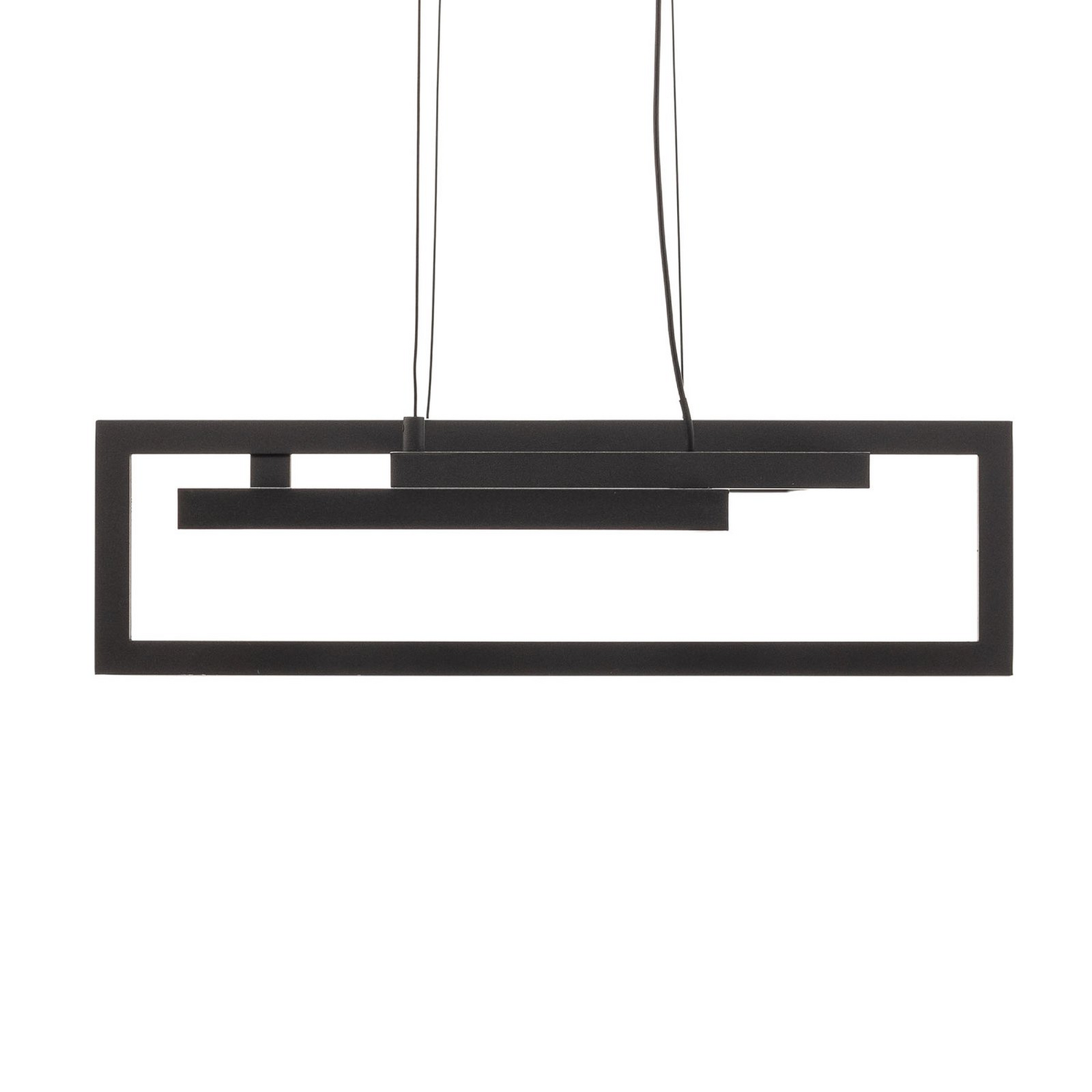 B-Ware Hängeleuchte Pendelleuchte Trio Lighting Led Salinas Schwarz Matt Warmweiß