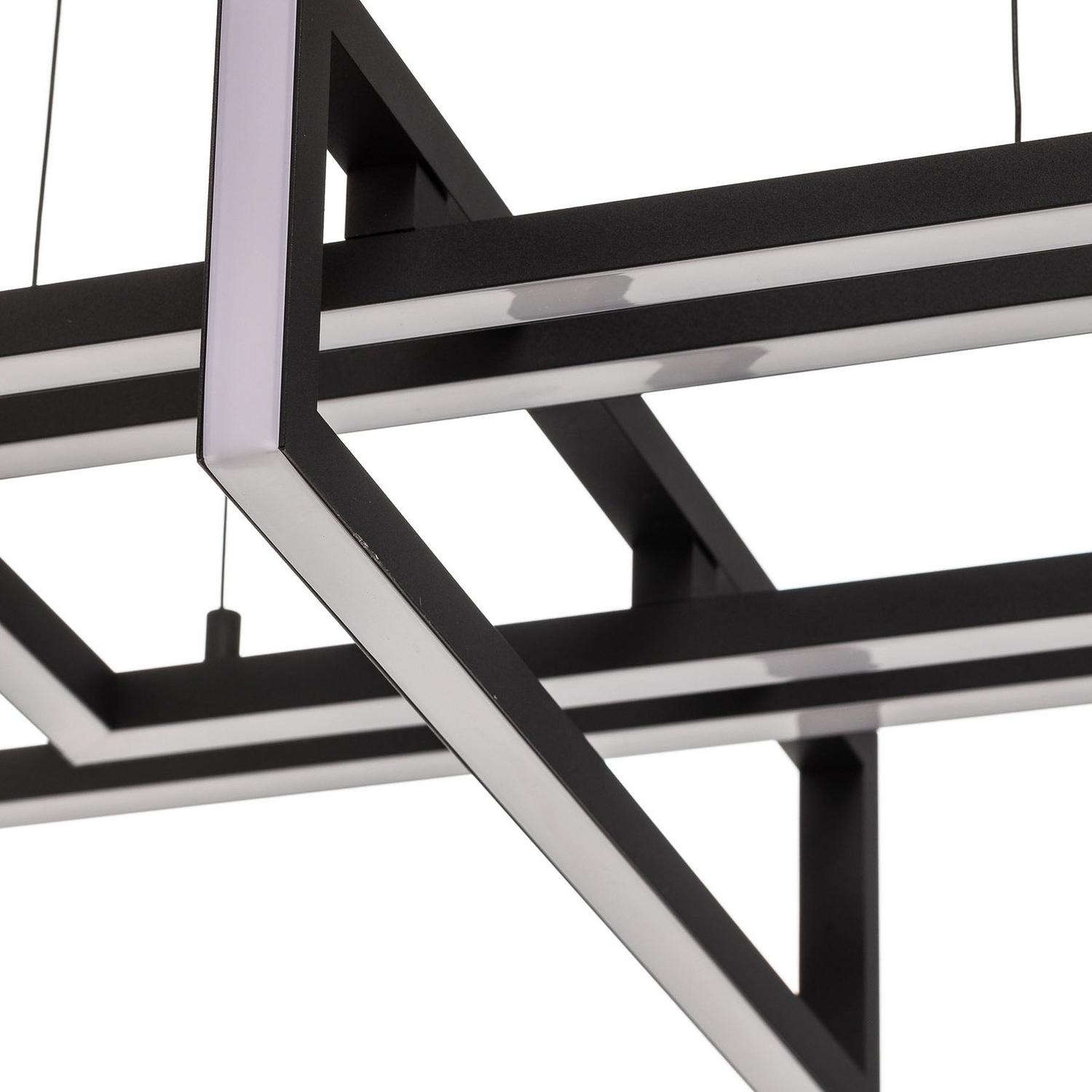 B-Ware Hängeleuchte Pendelleuchte Trio Lighting Led Salinas Schwarz Matt Warmweiß