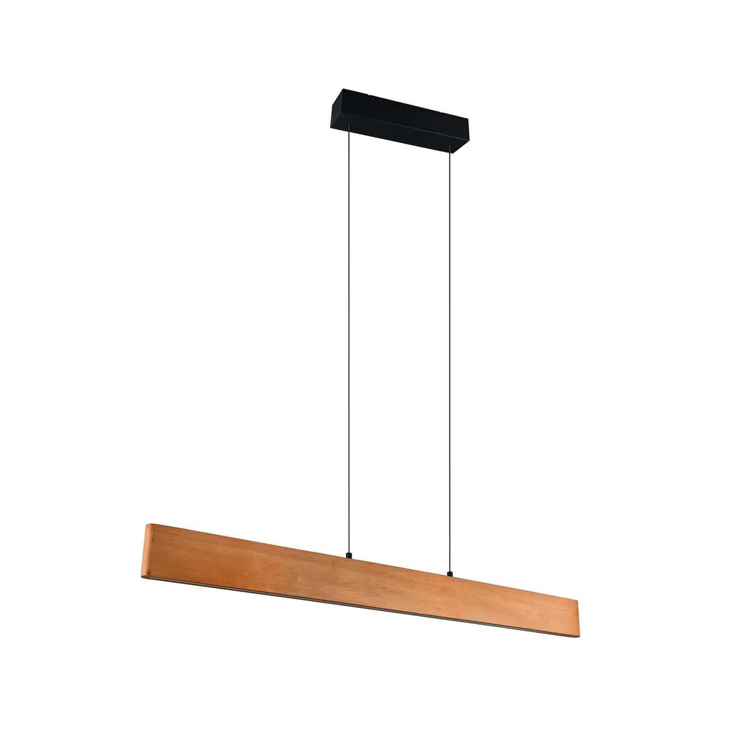 B-Ware Trio Lighting Pendelleuchte Hängeleuchte Led Edgewood Holz Cct Touch 115 Cm - 4017807662238