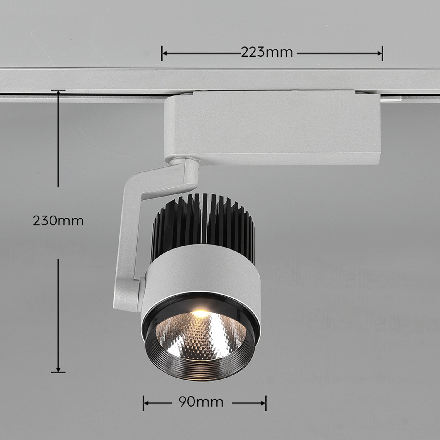 B-Ware Trio Lighting Led Schienenspot Strahler Du Oline Titan Matt Cct Beleuchtung - 4017807505924