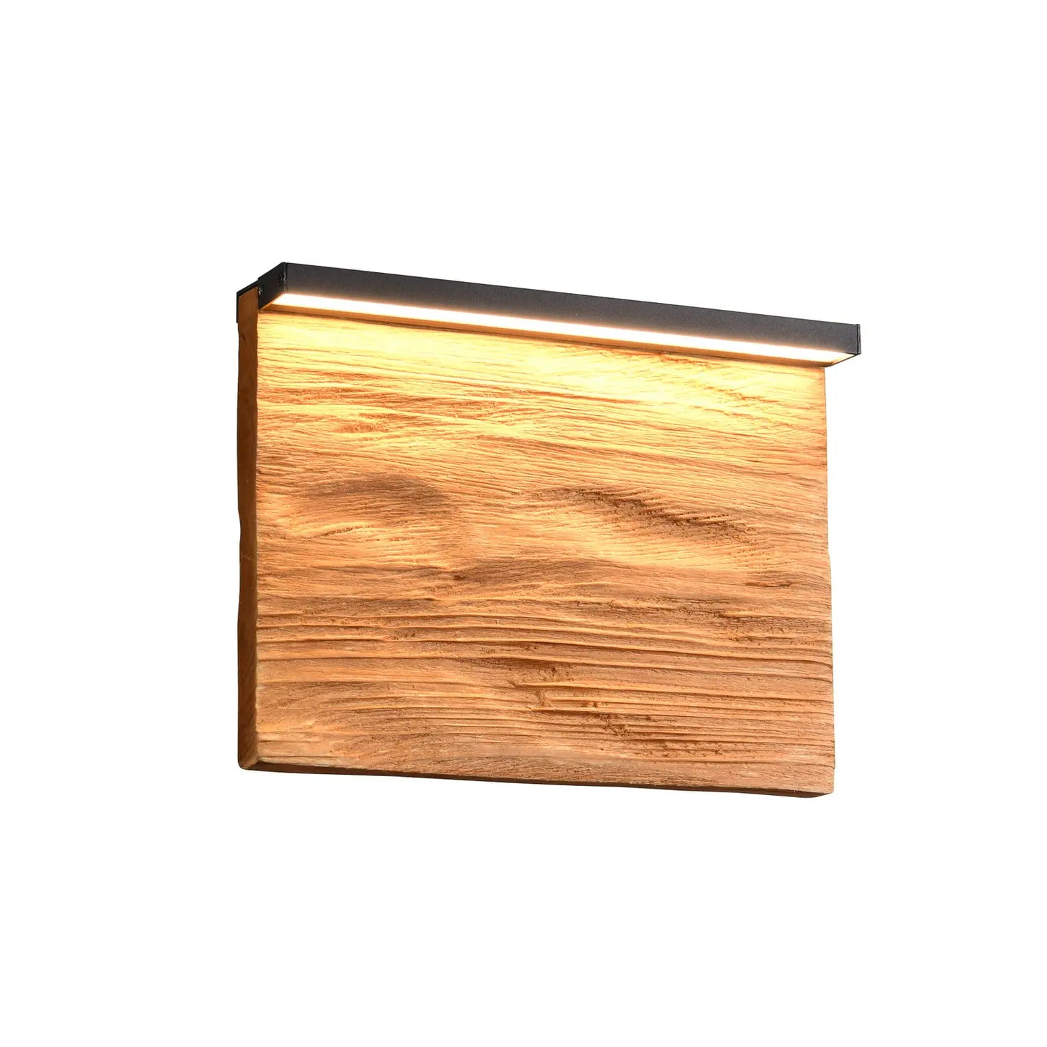 B-Ware Trio Lighting Wandleuchte Wandlampe Led Lampe Kalea Holz Schwarz Beleuchtung - 4017807661385