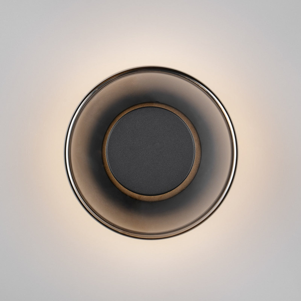 Trio Lighting LED Wandleuchte Wandlampe Celeste schwarz chrom Glas dimmbar 22 cm - 4017807616866