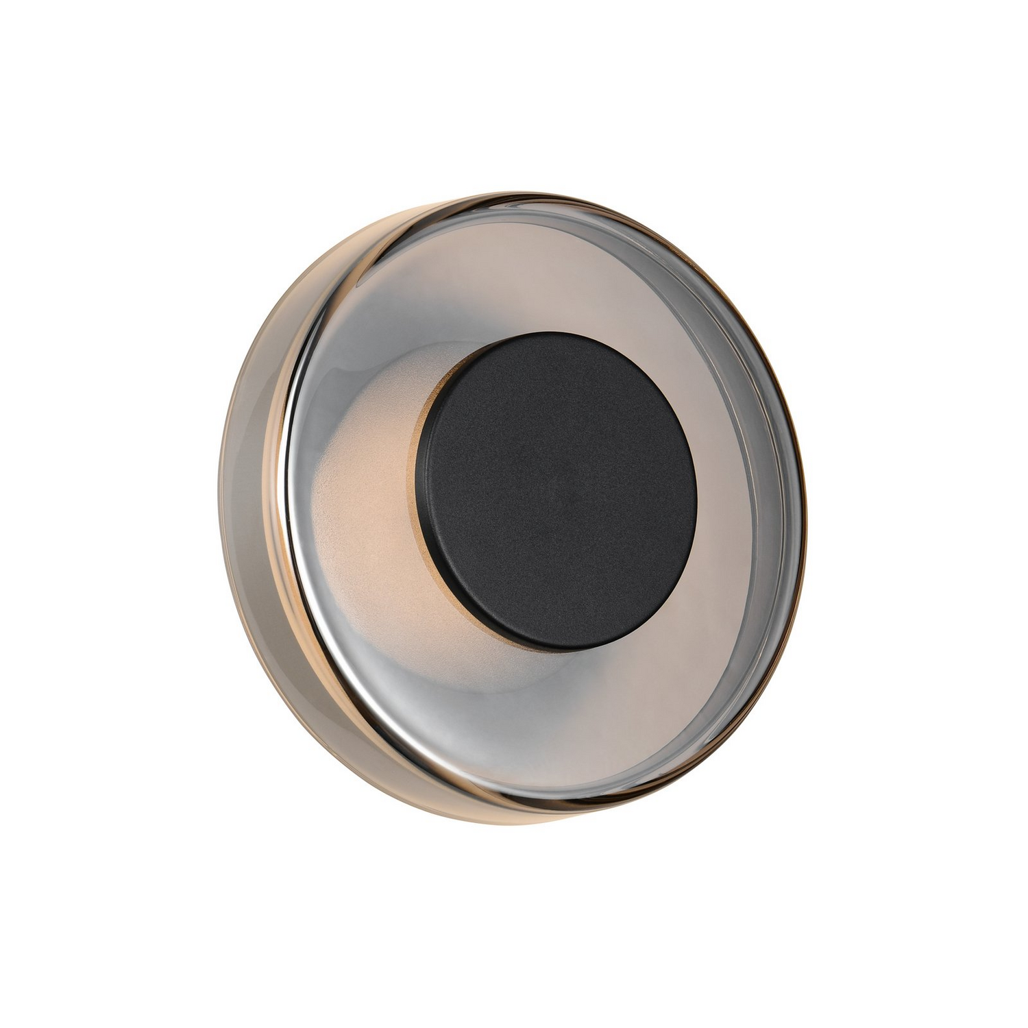 B-Ware Trio Lighting Led Wandleuchte Wandlampe Celeste Schwarz Chrom Glas Dimmbar 22 Cm - 4017807616866