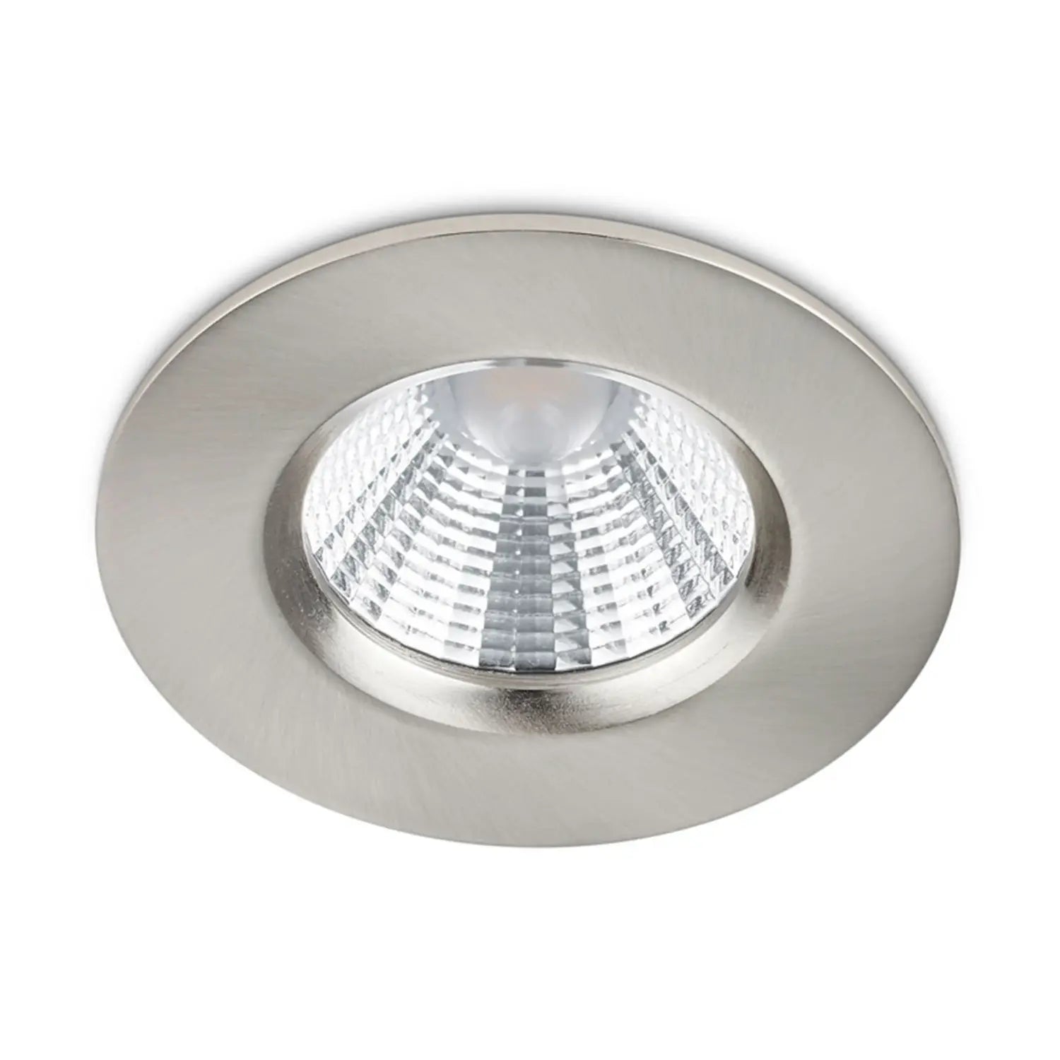 B-Ware Trio Lighting Einbaustrahler Deckenspot Led Nickel Ip65 Zagros Warmweiß 3 Stück - 4017807376944
