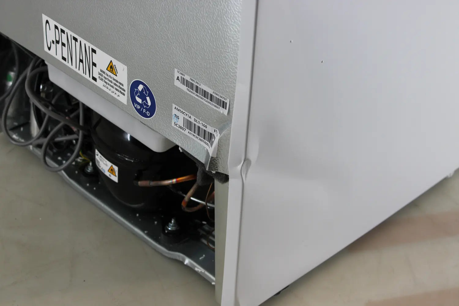 C-Ware Trisa 7809.7012 Kühlschrank Kühlgerät Eek D 126 L Standgerät Siehe Text/Foto526 - 7640439760910