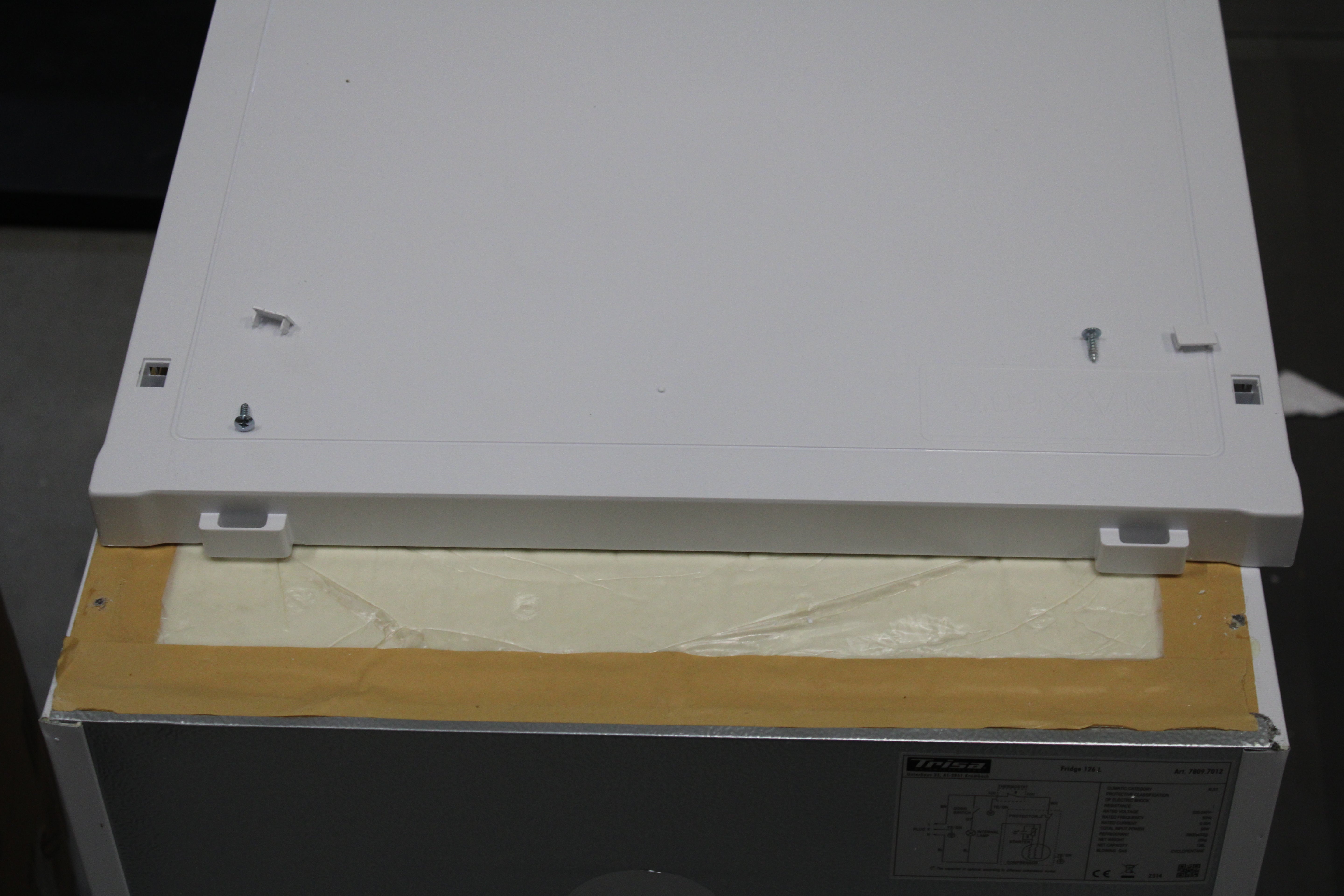 Trisa 7809.7012 Kühlschrank Kühlgerät EEK D 126L Standgerät Weiß SIEHE TEXT/F157 - 7640439760910
