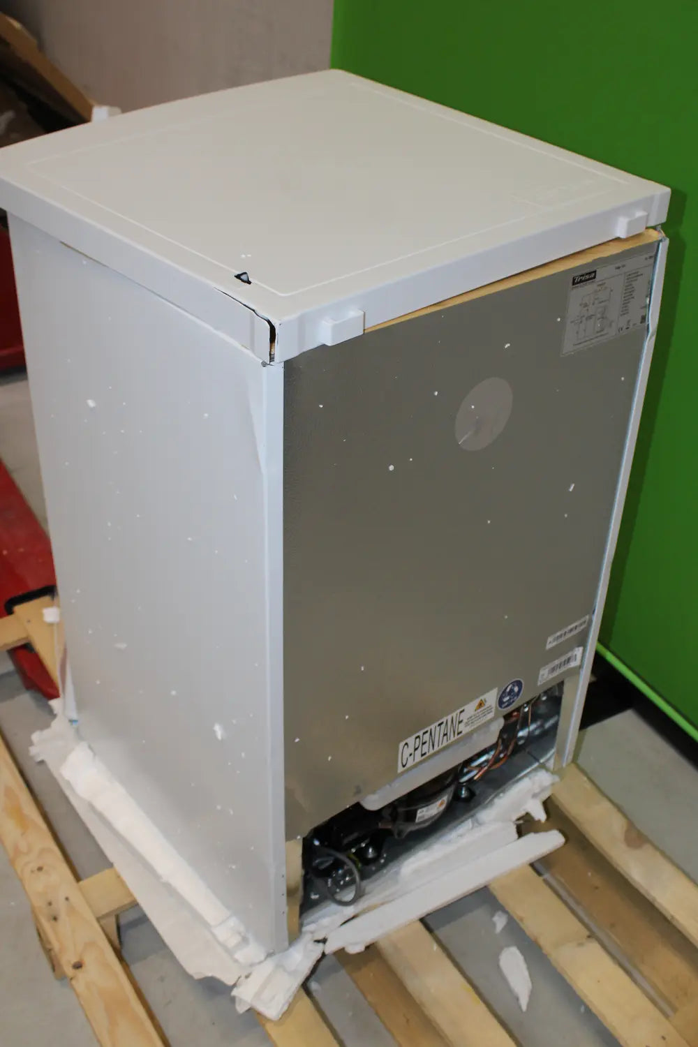 C-Ware Trisa 7809.7012 Kühlschrank Kühlgerät Eek D 126 L Standgerät Siehe Text/Foto - 7640439760910